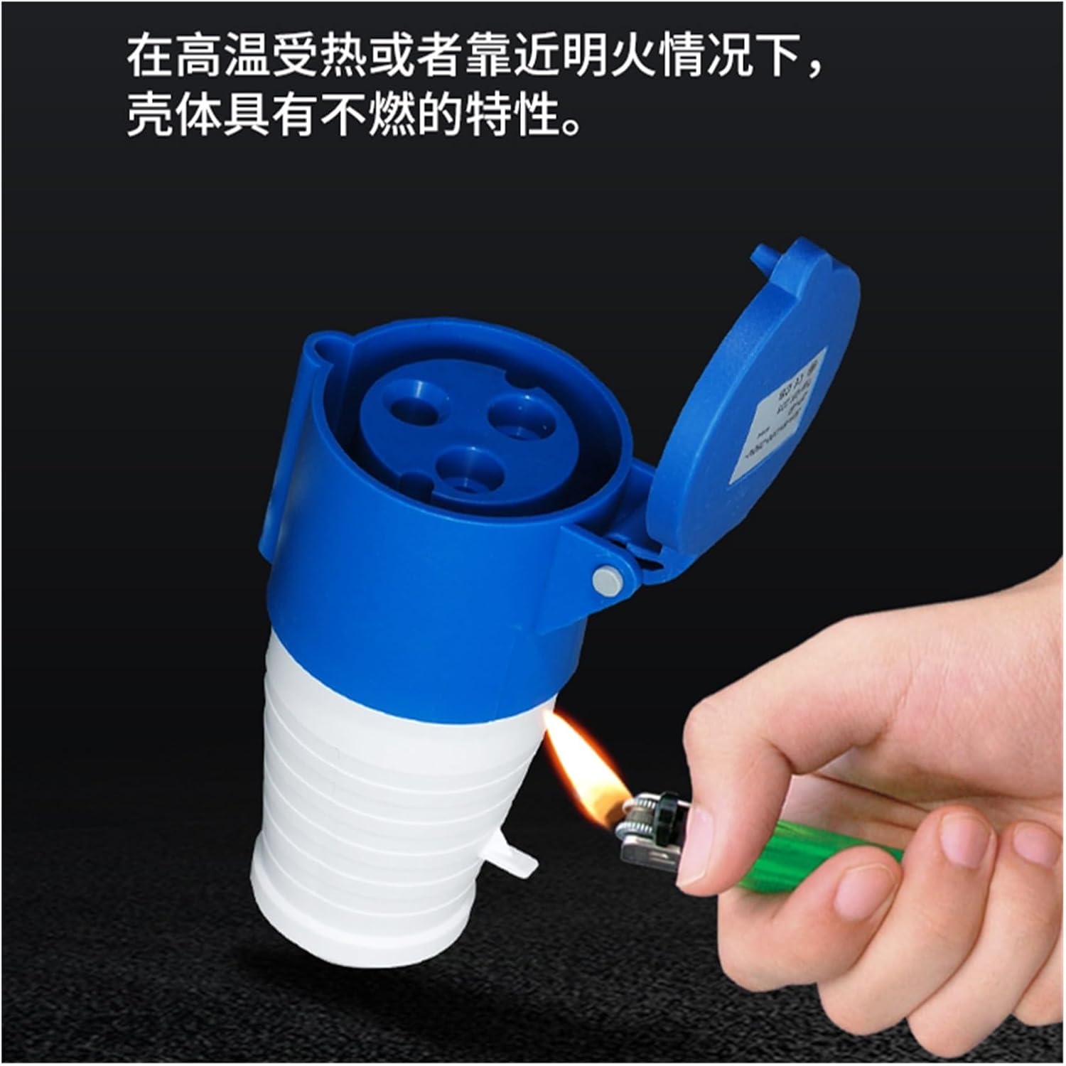 Concealed Inclined Socket 3 cores 4 cores 5 Holes 16A/32A Waterproof Aviation Industry Plug Male and Female Docking Set 413(5p32a Concealed Gp425)