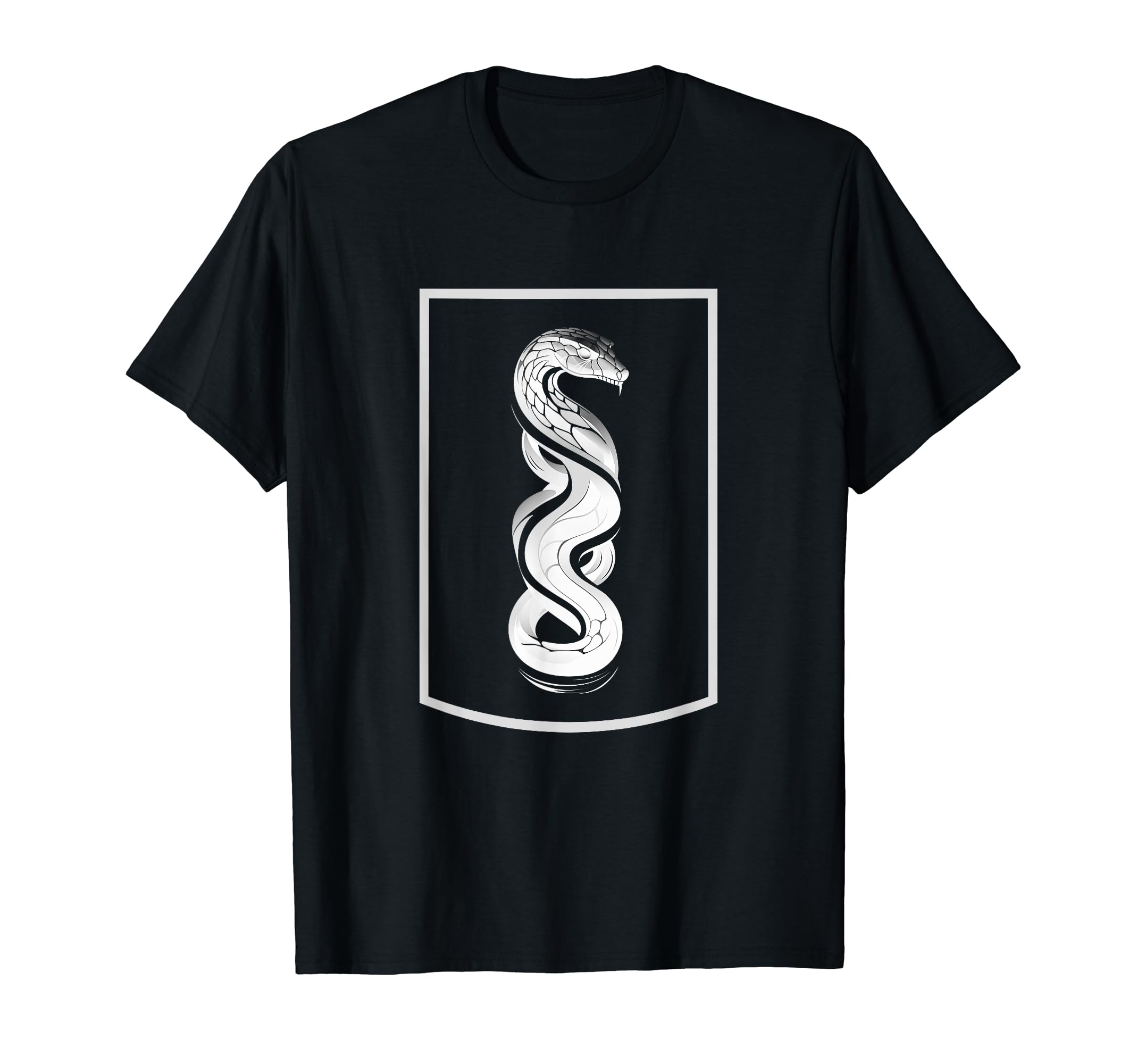 Amazon | 邪悪な蛇の魔法使い 爬虫類の家のロゴ Tシャツ | Tシャツ