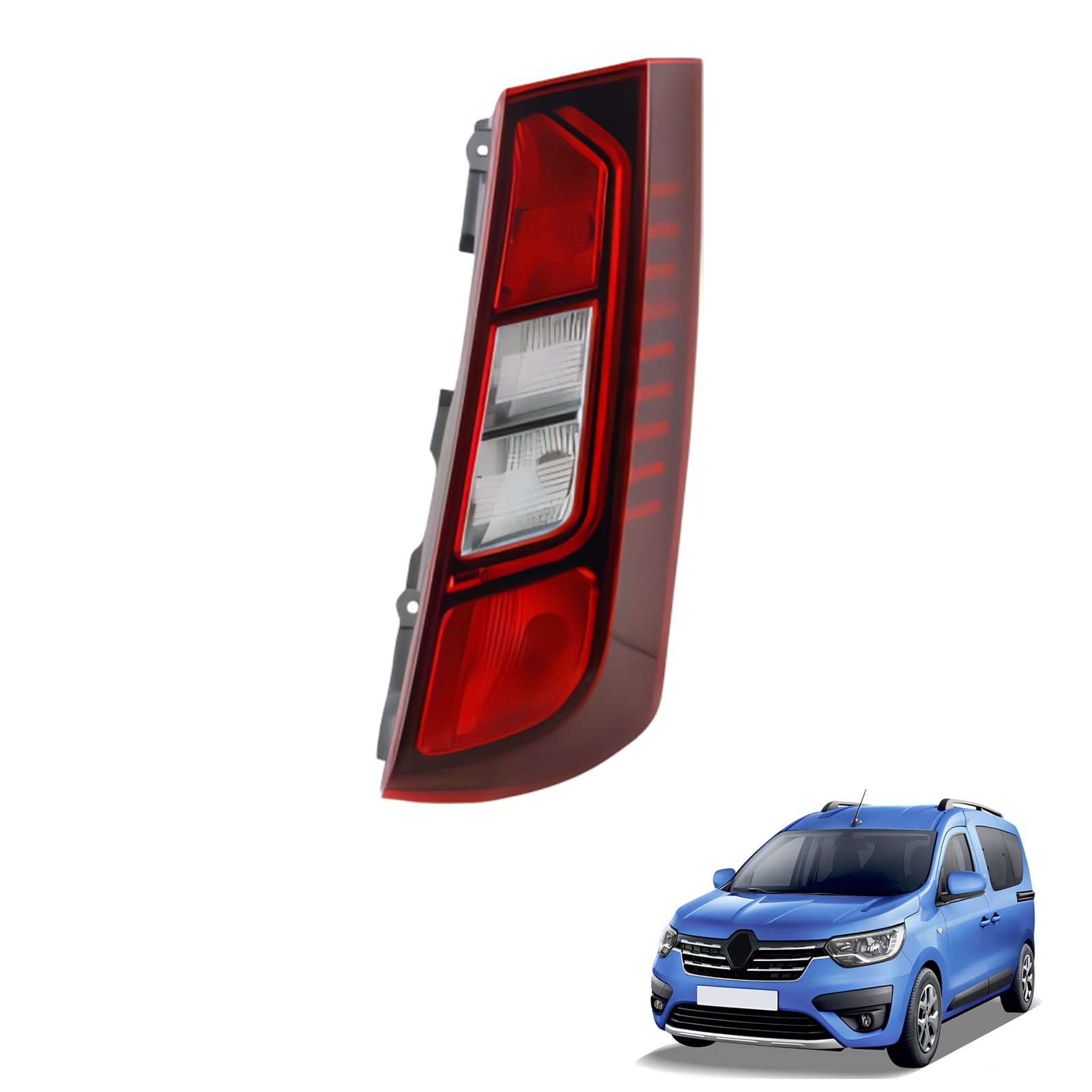 Rücklicht rechts verchromt für Renault Express 2022 XF726-011 Electroplated Right R:265504912R