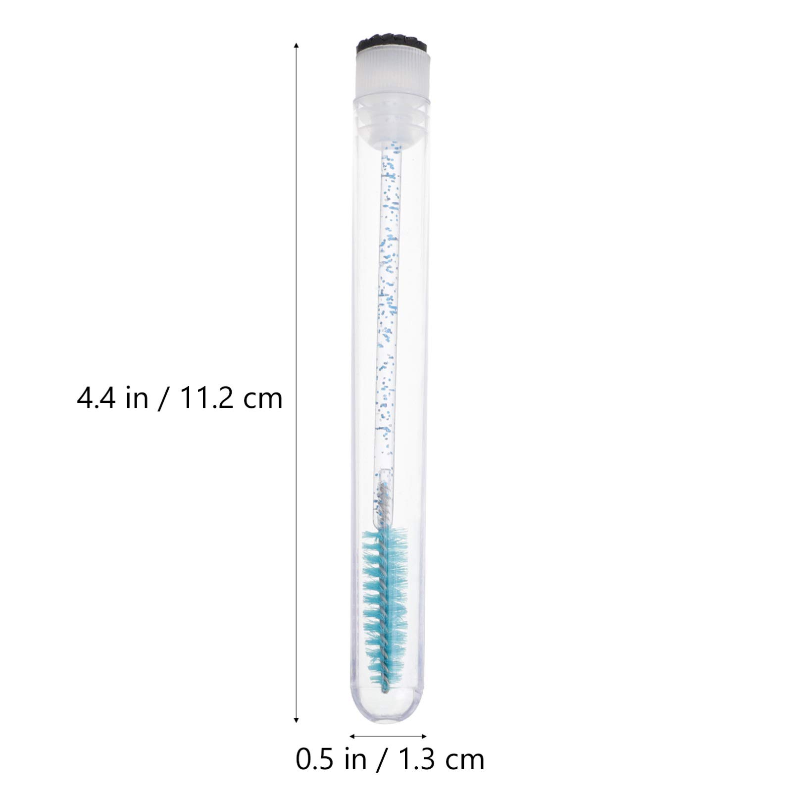 Baluue 30pcs Eyelash Brush Tube Beauty Eyelash Makeup Tool Portable Tidy Spiral Head Design Random