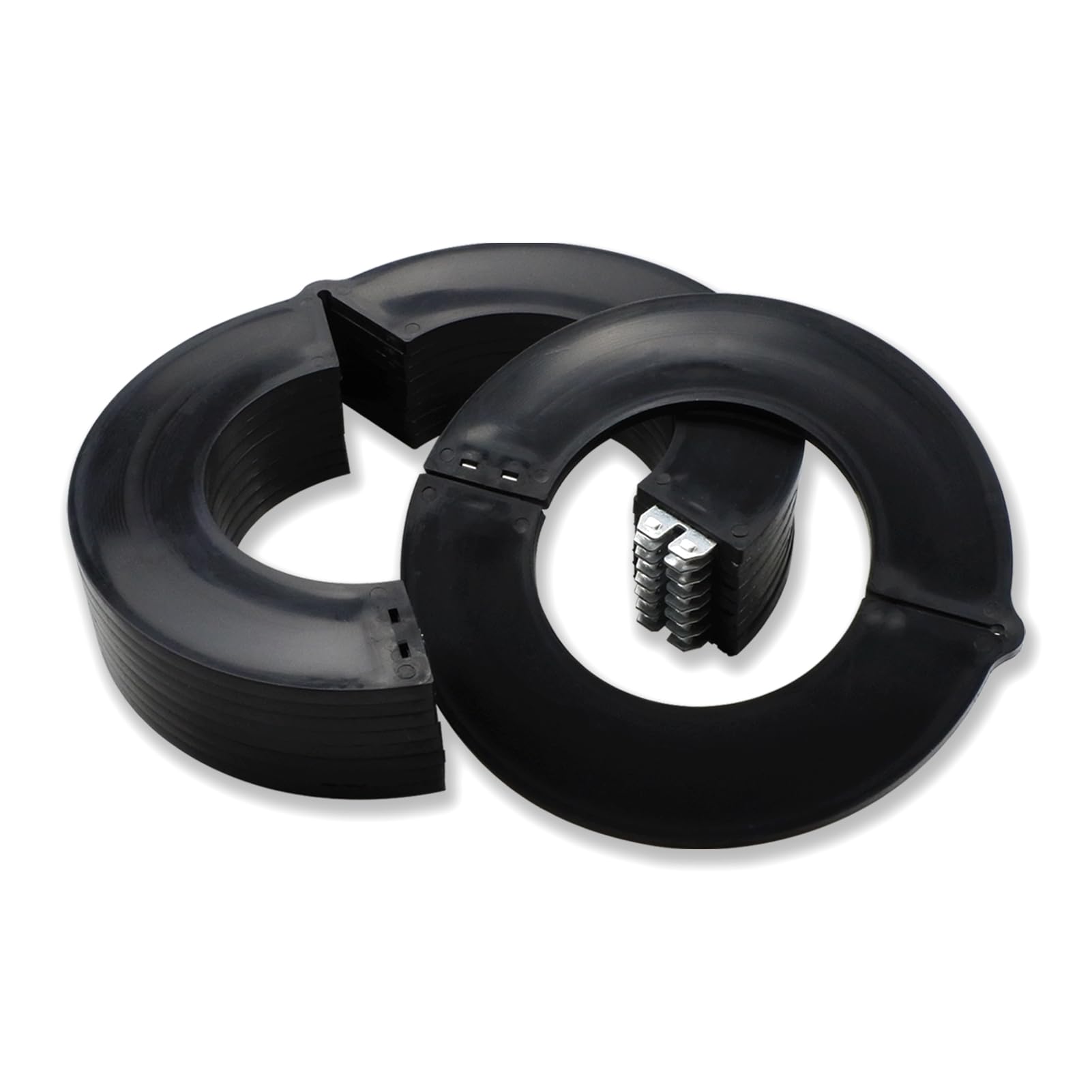 8 Pack 100MM Excavator Bucket Pin Shim Kit Detachable for Excavator and Skid Steer Fit for John Deere Cat Bobcat Kubota Yanmar, 5mm Thickness