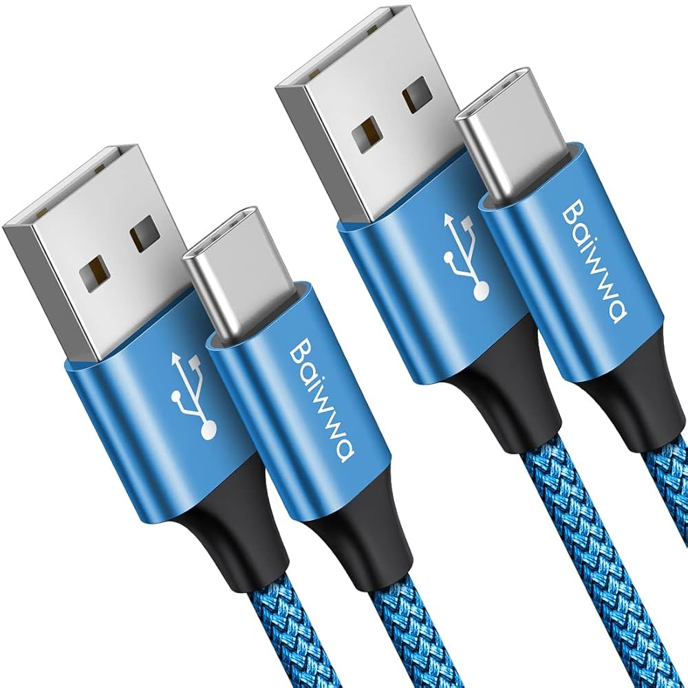 Amazon.co.jp: USB Type C ケーブル【1.5m 2本】Baiwwa USB-A to