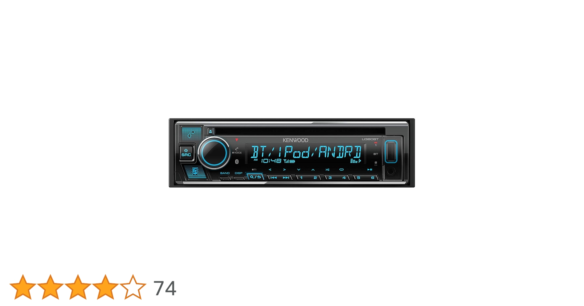 Amazon.co.jp: U380BT ケンウッド ブルートゥース搭載1DIN