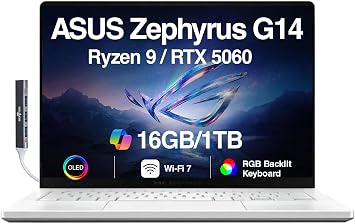 ASUS ROG Zephyrus G14 5060 Gaming Laptop 14.0" OLED 2.8K, Ryzen 9, 16GB/1TB