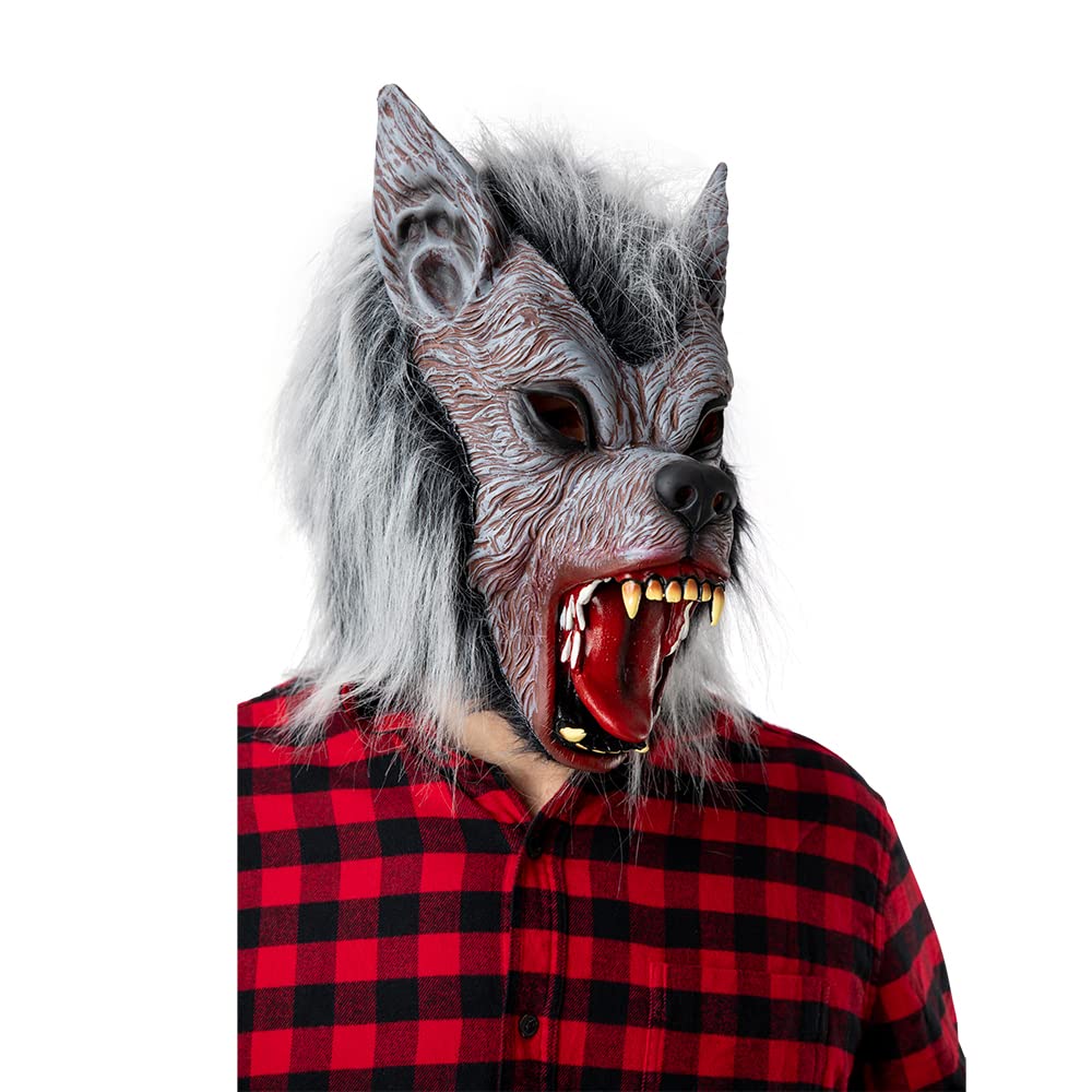 Wicked Costumes Adult Unisex Scary Werewolf Halloween Mask