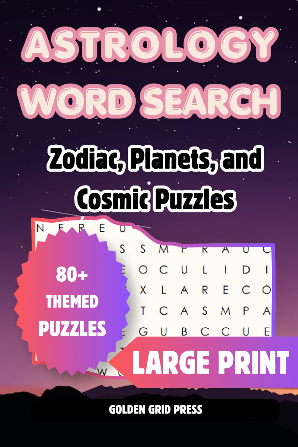 Astrology Word Search: Zodiac, Planets & Cosmic Puzzles
