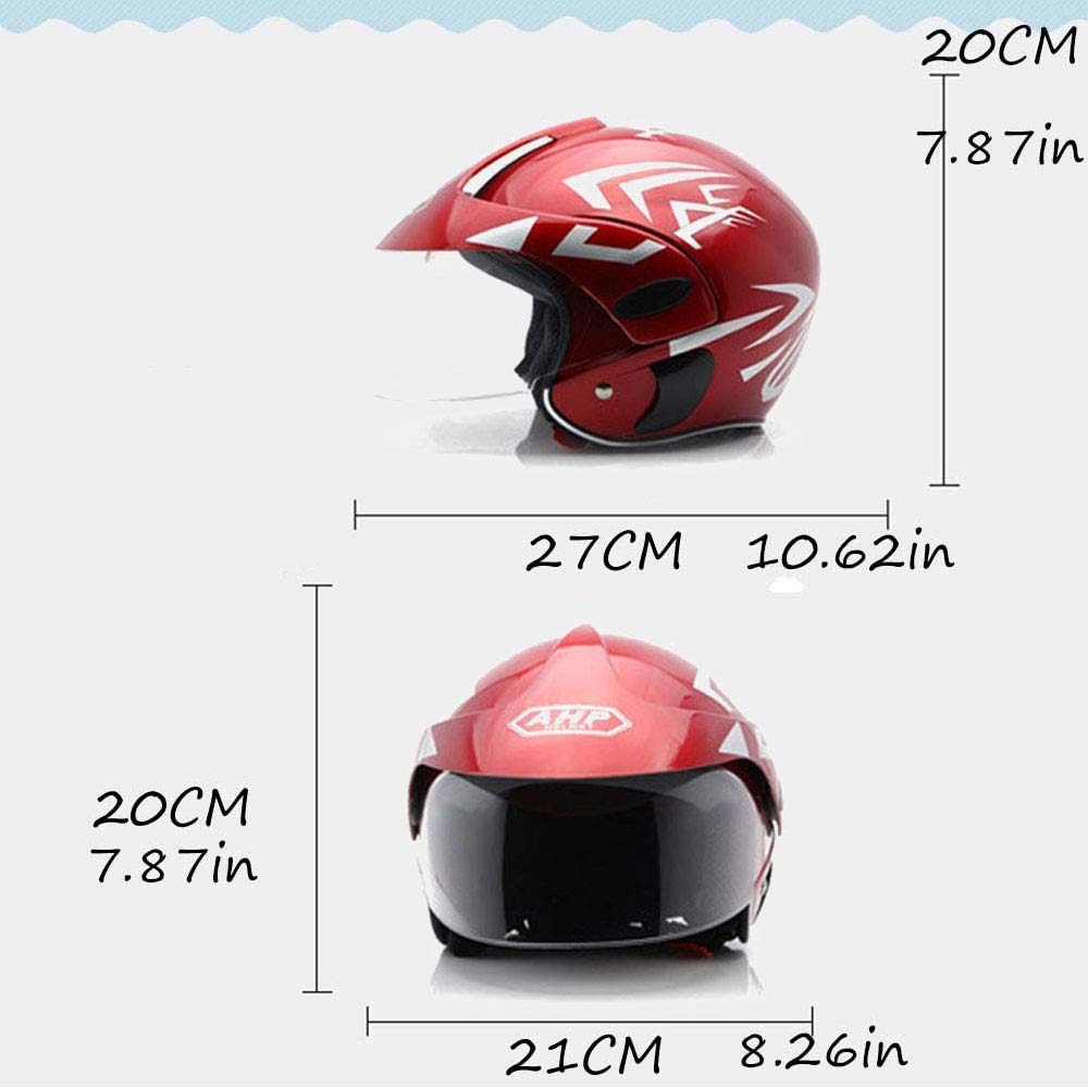 Casque Moto Enfant ZJRA - Certification DOT/ECE, Confort Et Sécurité Pour Garçons Et Filles