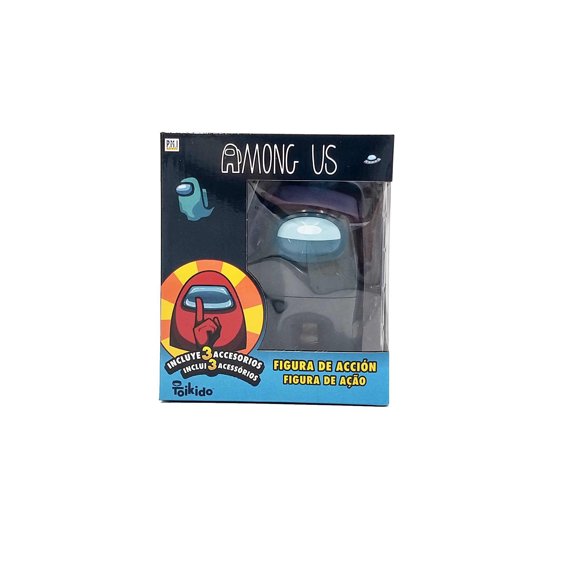 Bizak Action Figure Among Us – Pack Misterioso In Scatola Nera (1 Figura + Accessori)