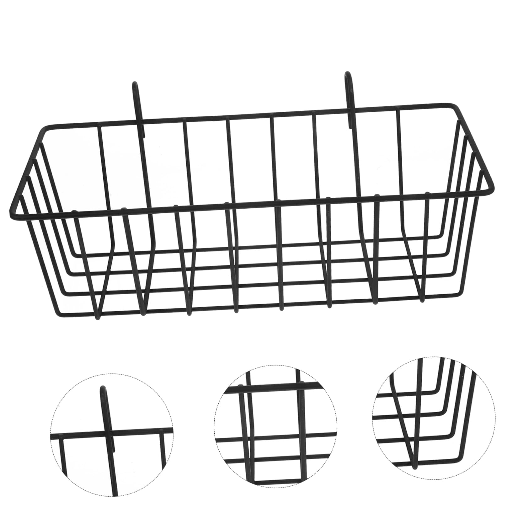 Toyvian 2 Pezzi Rastrelliere per Cibo per Conigli in Ferro Nero Pieghevoli Multi-funzione Contenitore per Fieno per Piccoli Animali Gabbie