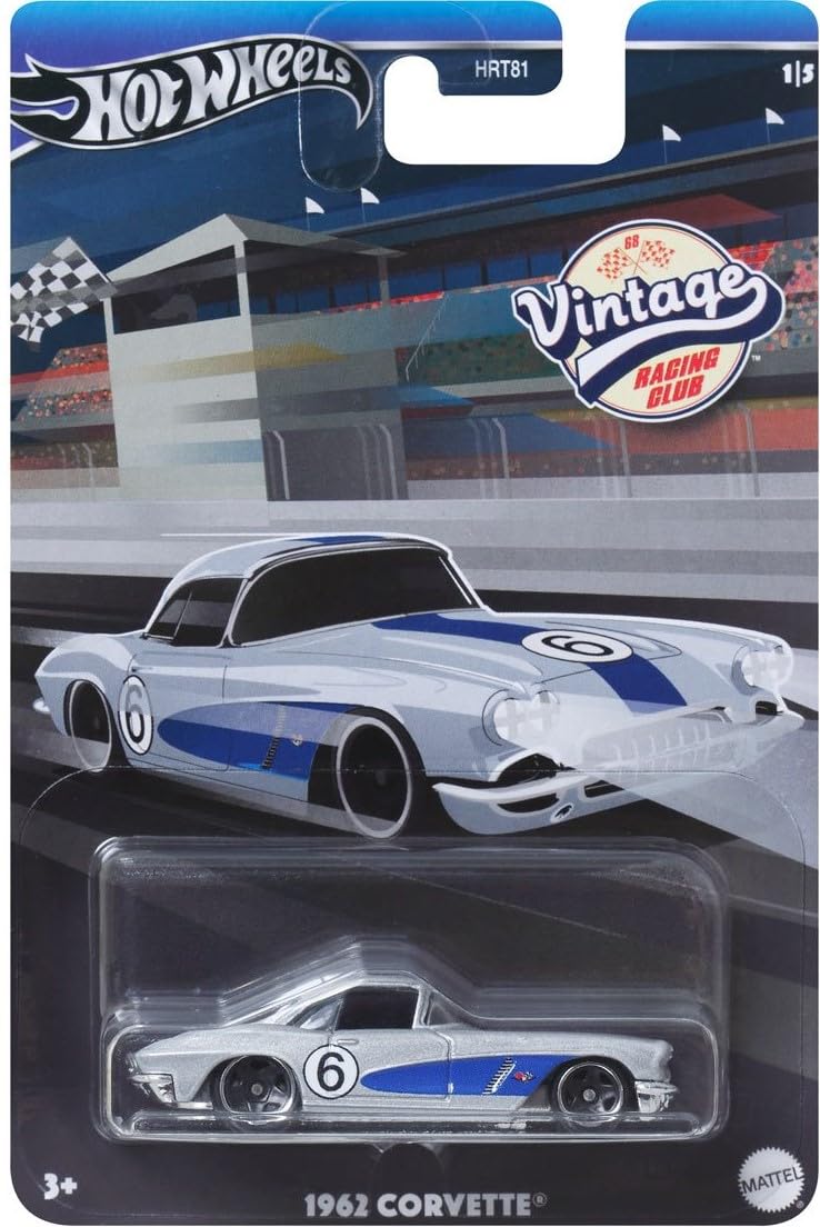 Amazon.com: Hot Wheels 2024 Vintage Racing Club – 3‑Pack (HRT81