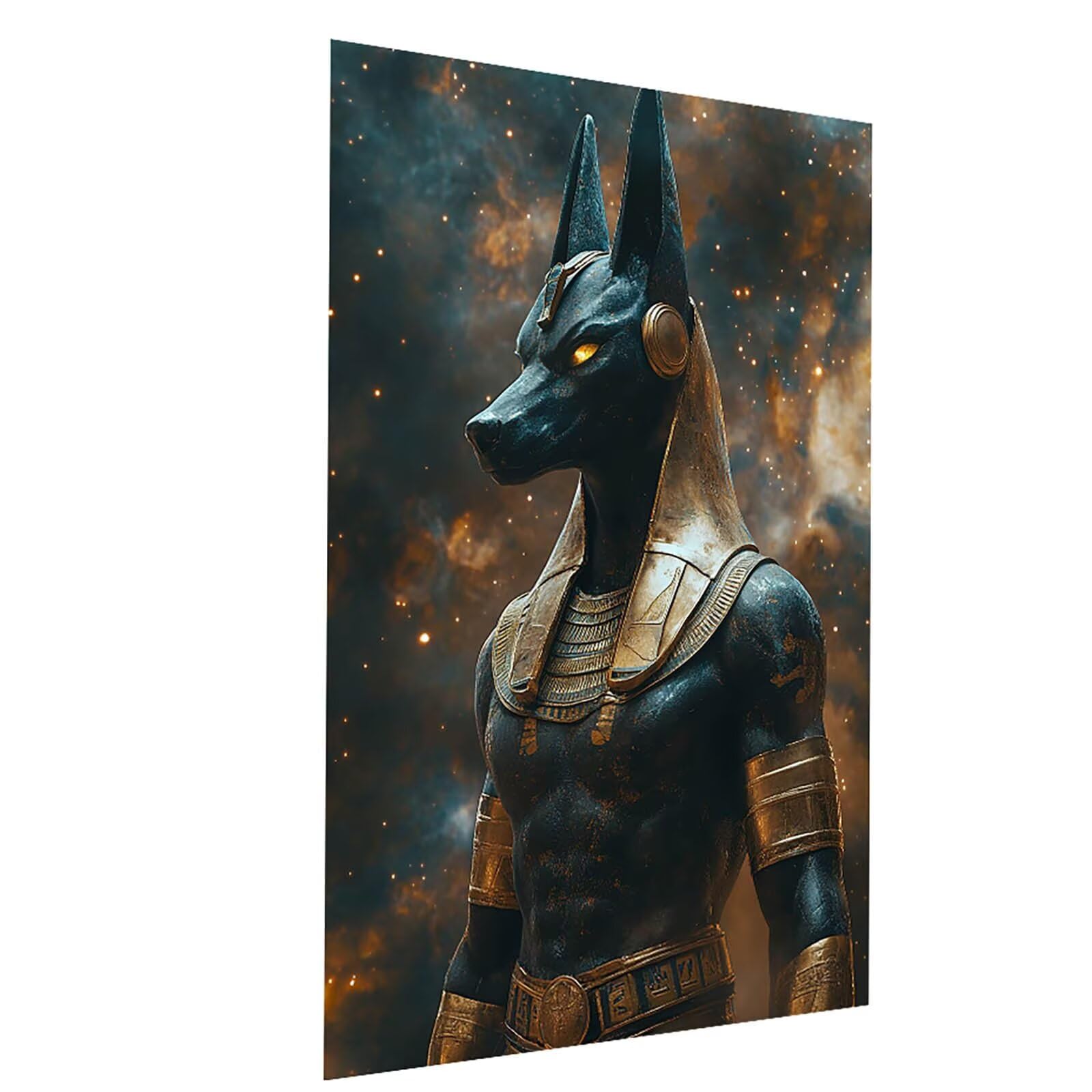 Anubis Malowanie po numerach, dla dorosłych, dzieci, malowanie po numerach, dla dorosłych farbą akrylową i pędzlami, gwiaździste niebo, kolorowe płótno do malowania, 40 x 137 cm, artykuły plastyczne