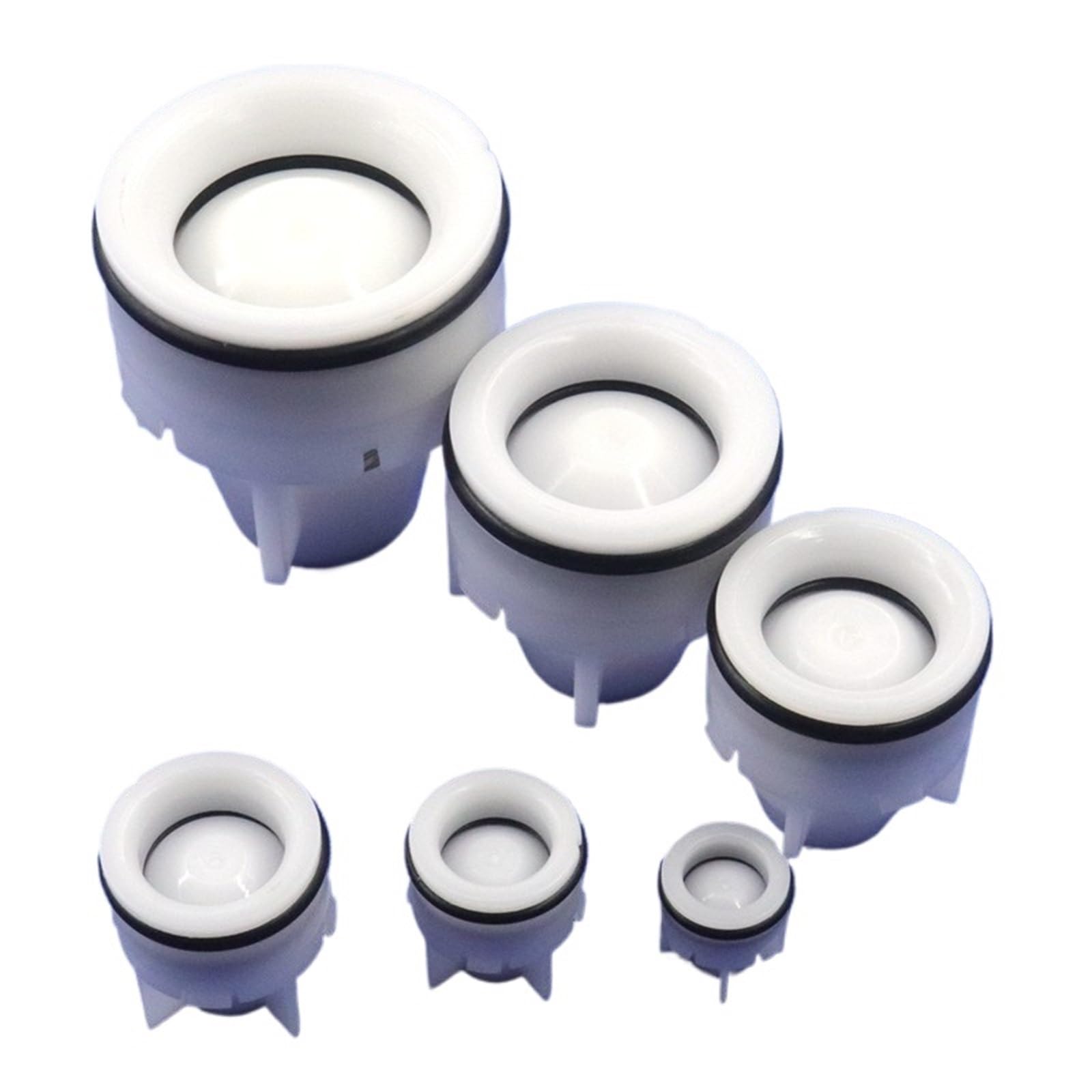 5/10 válvulas de retención de plástico enchufables de 15 ~ 50 mm para gas y agua, conector de control unidireccional, válvulas antigoteo (OV32 mm, 10 unidades)