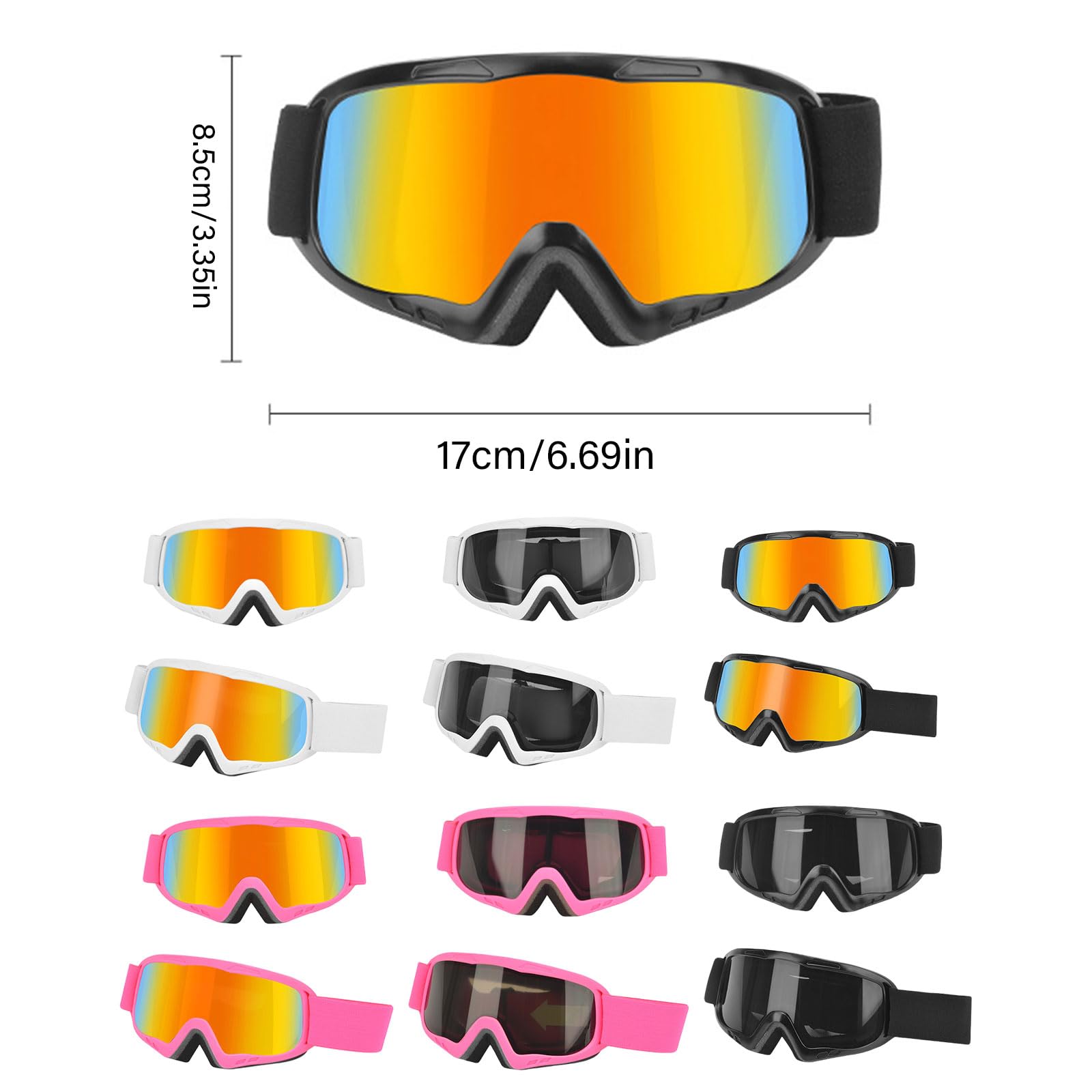 Lunettes de snowboard pour enfants, lunettes de ski, anti-buée, coupe-vent, pour tout-petits, garçons et filles