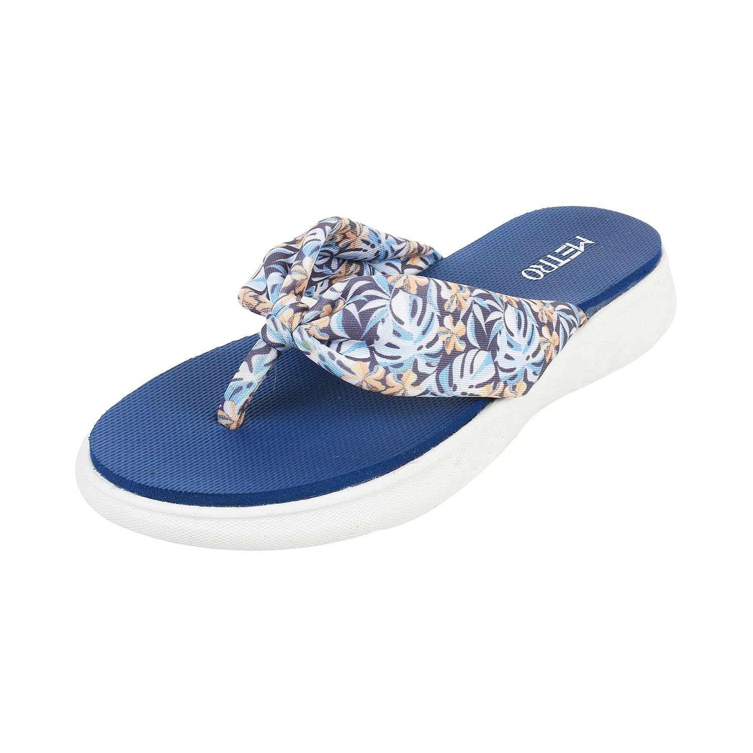 Metro Women Blue Thong Comfort Chappal UK/4 EU/37 (32-470) (B0CG3J97KF) Amazon Price History, Amazon Price Tracker