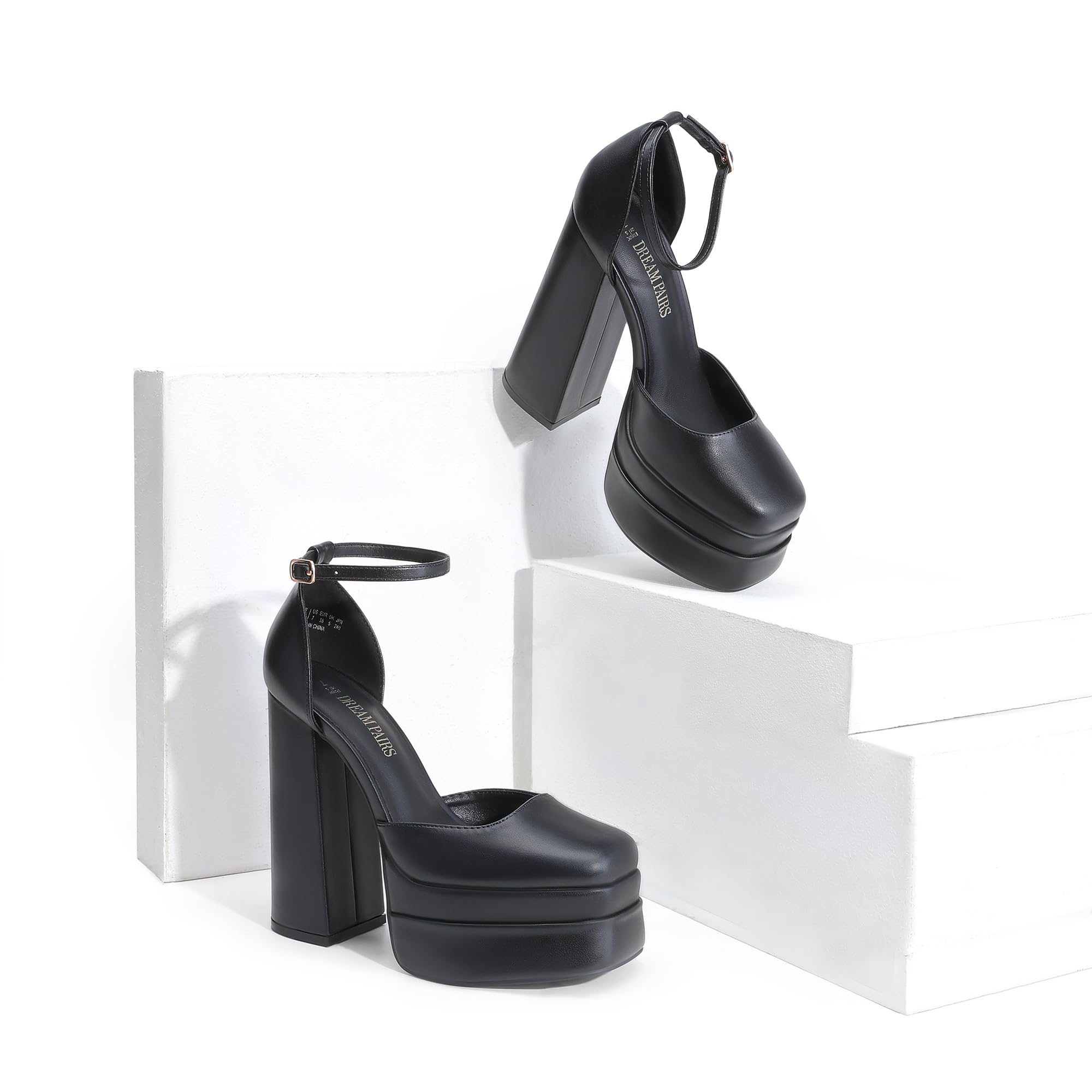 DREAM PAIRS Damen Sdpu2319w Plattform
