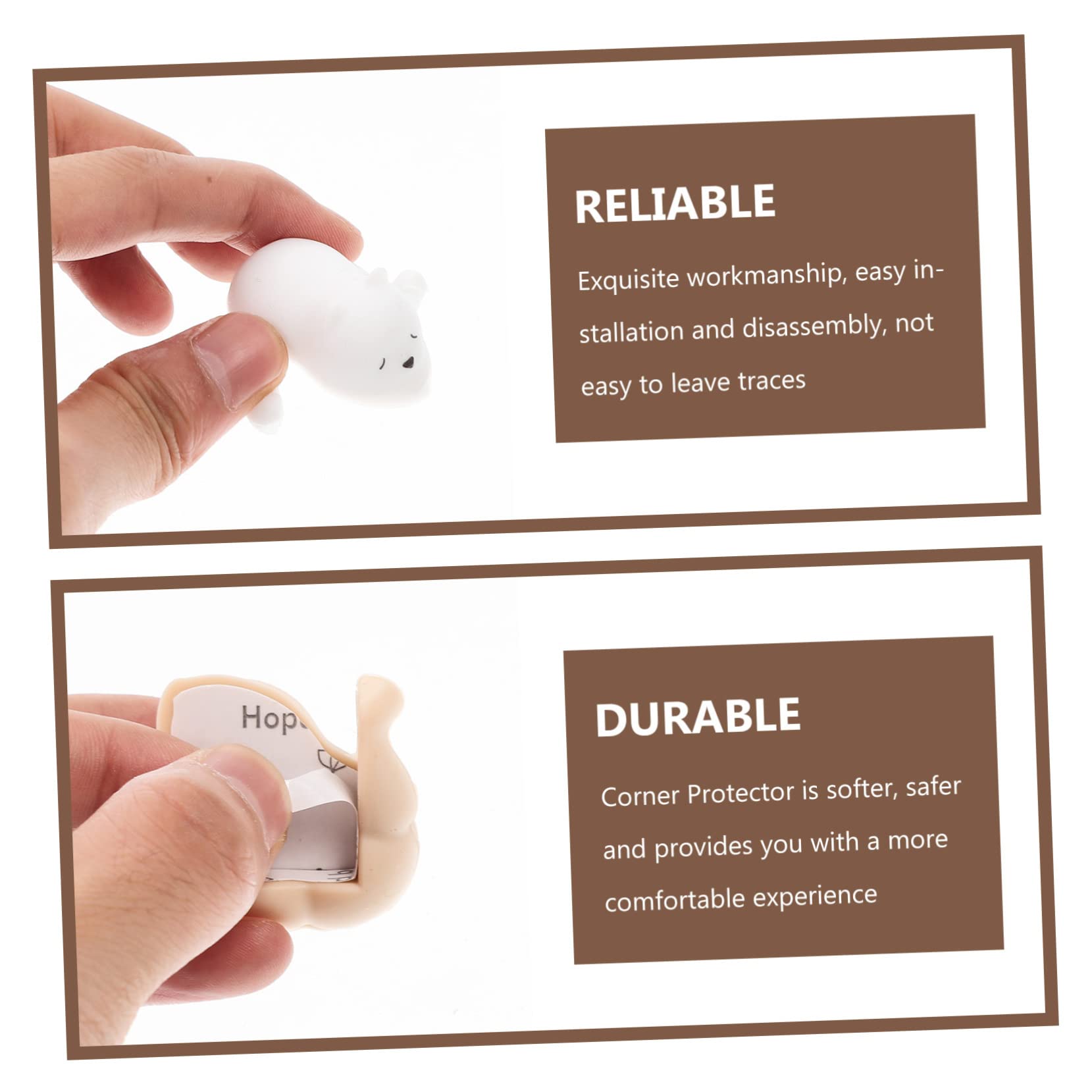 Protège-Coins de Table en Silicone pour Bébé, 4 Pièces, Animaux | Protection Douce pour Meubles, Retrait Facile, Design Simple et Élégant, Usage Familial, Forme Adorable
