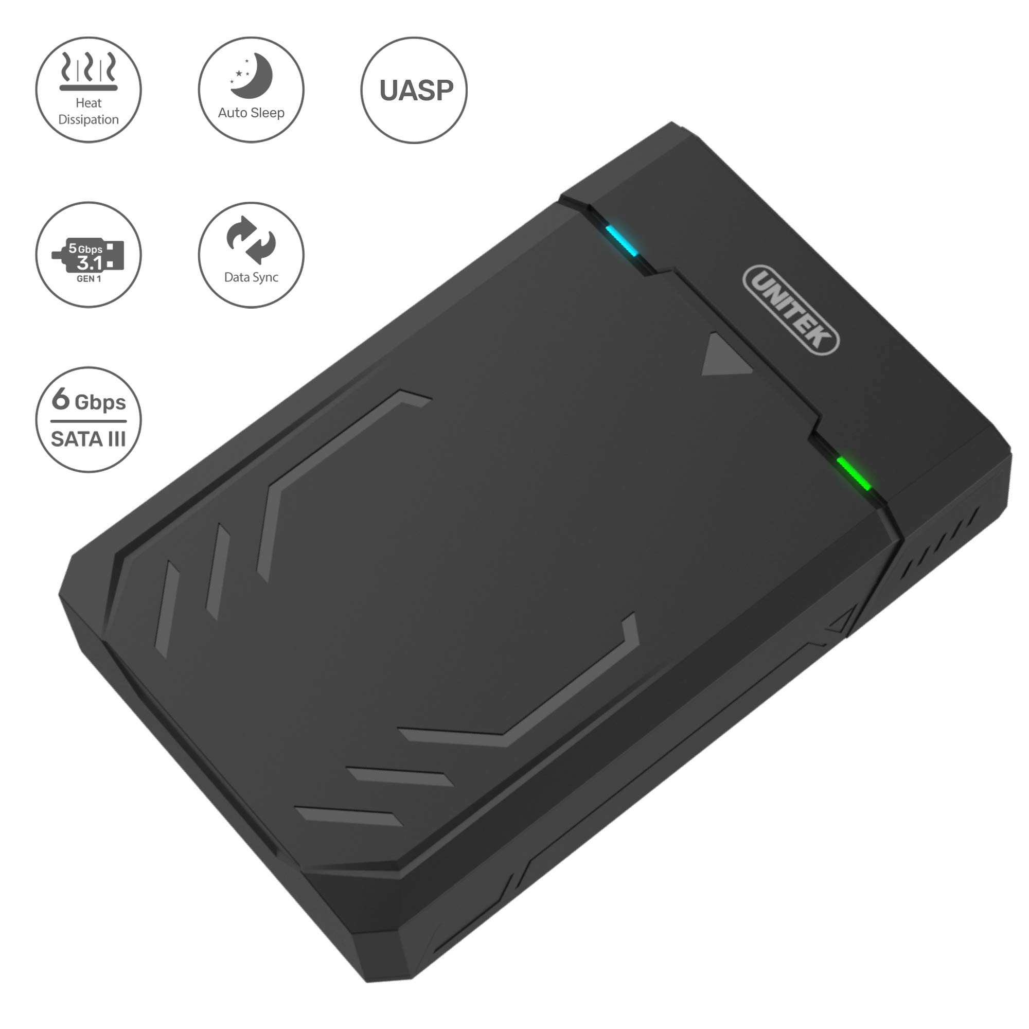 UNITEK 2.5 e 3.5 SSD/RW Esterna con Cavo 3.0 Assemblaggio senza Chiave - Dettaglio