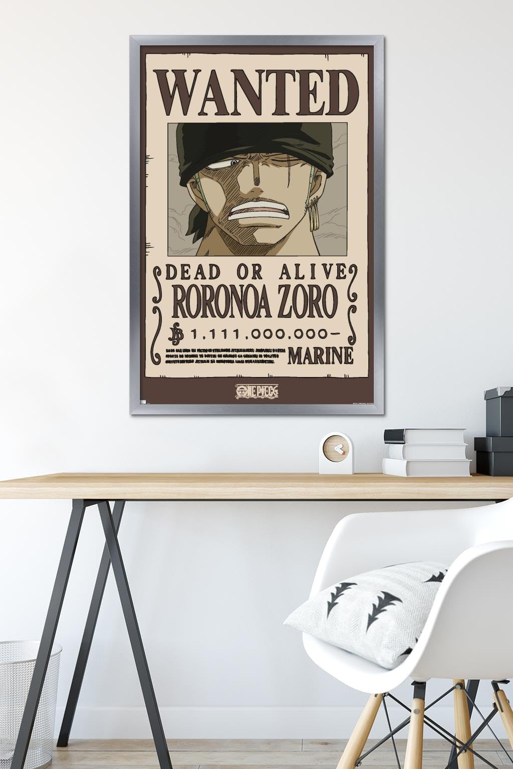 Amazon.com: One Piece - Roronoa Zoro Wanted Poster Wall Poster