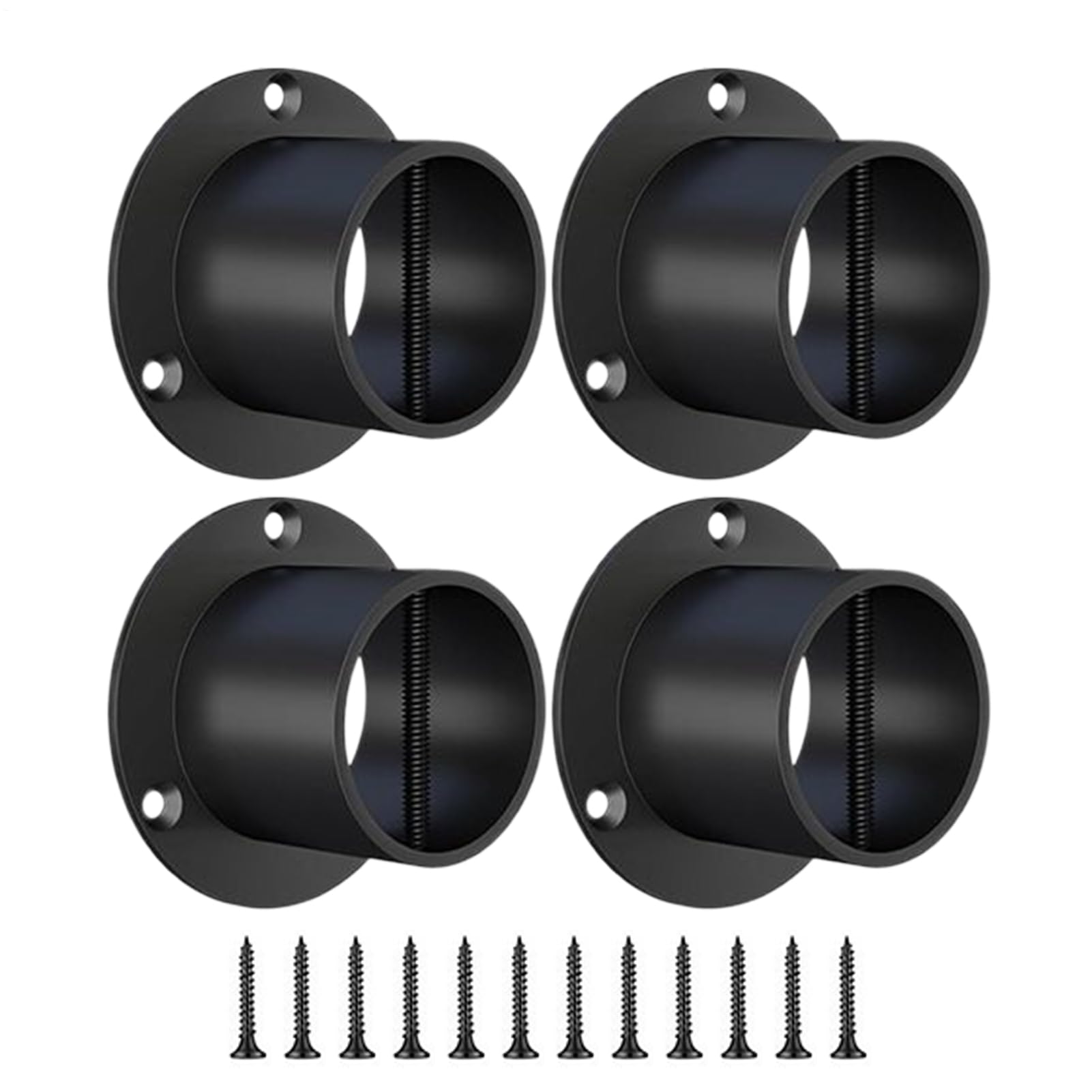 Supporti Fune 4 Pezzi Morsetto Di Fissaggio Decorativo In Acciaio | Kit Supporti Per Corda Per Esterno Deck Recinzione Ponte Scale Terrazza Giardino Decorazione