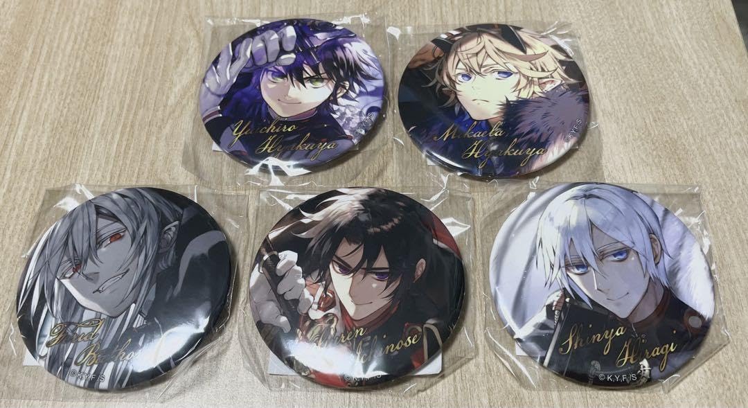 Amazon.co.jp: 終わりのセラフ記念展 缶バッジ : おもちゃ 
