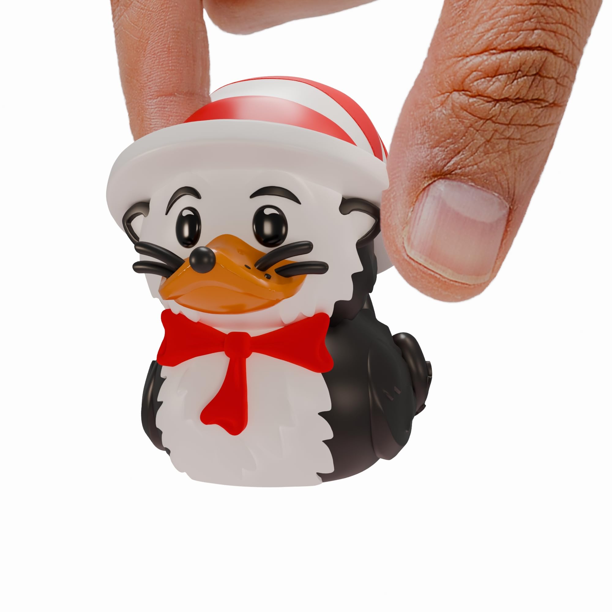 TUBBZ Mini: The Cat in the Hat Cosplaying Rubber Duck Vinyl Figure – Official Collectible for Fans of Dr Seuss