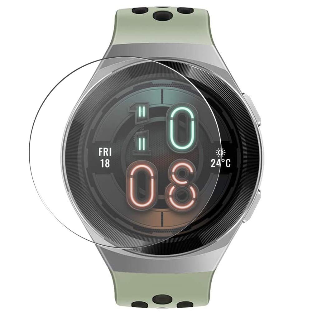 Puccy 3 Pack Tempered Glass Screen Protector Film, compatible with HUAWEI Watch GT2e 46mm GT 2e Smart Watch Protectors Guard (new version),