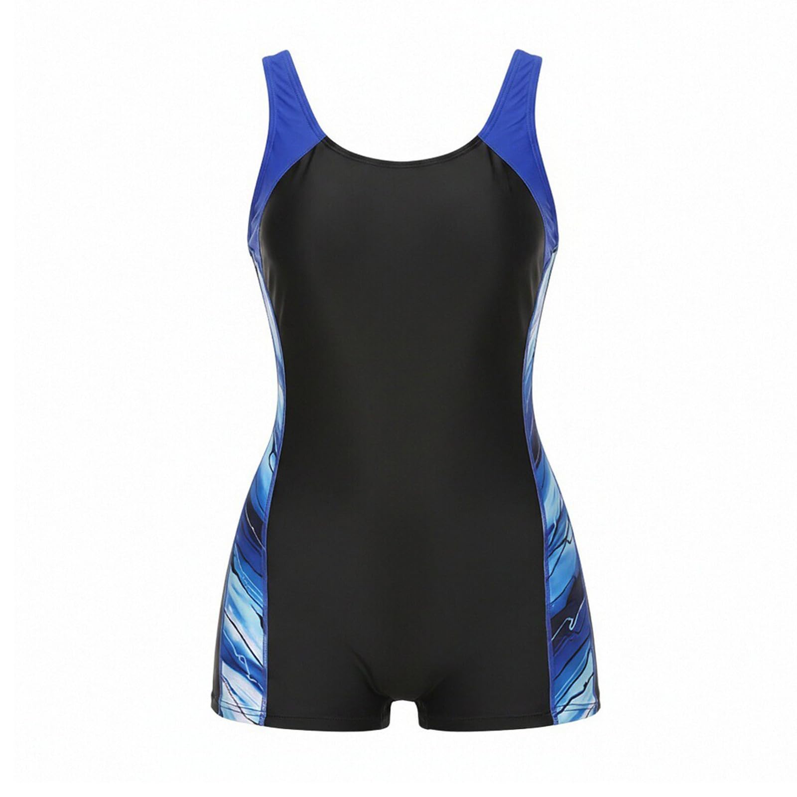 Trajes de baño de Entrenamiento, Deportivos, con Espalda de nadadora, atléticos, para la Playa, Mujer, una Pieza