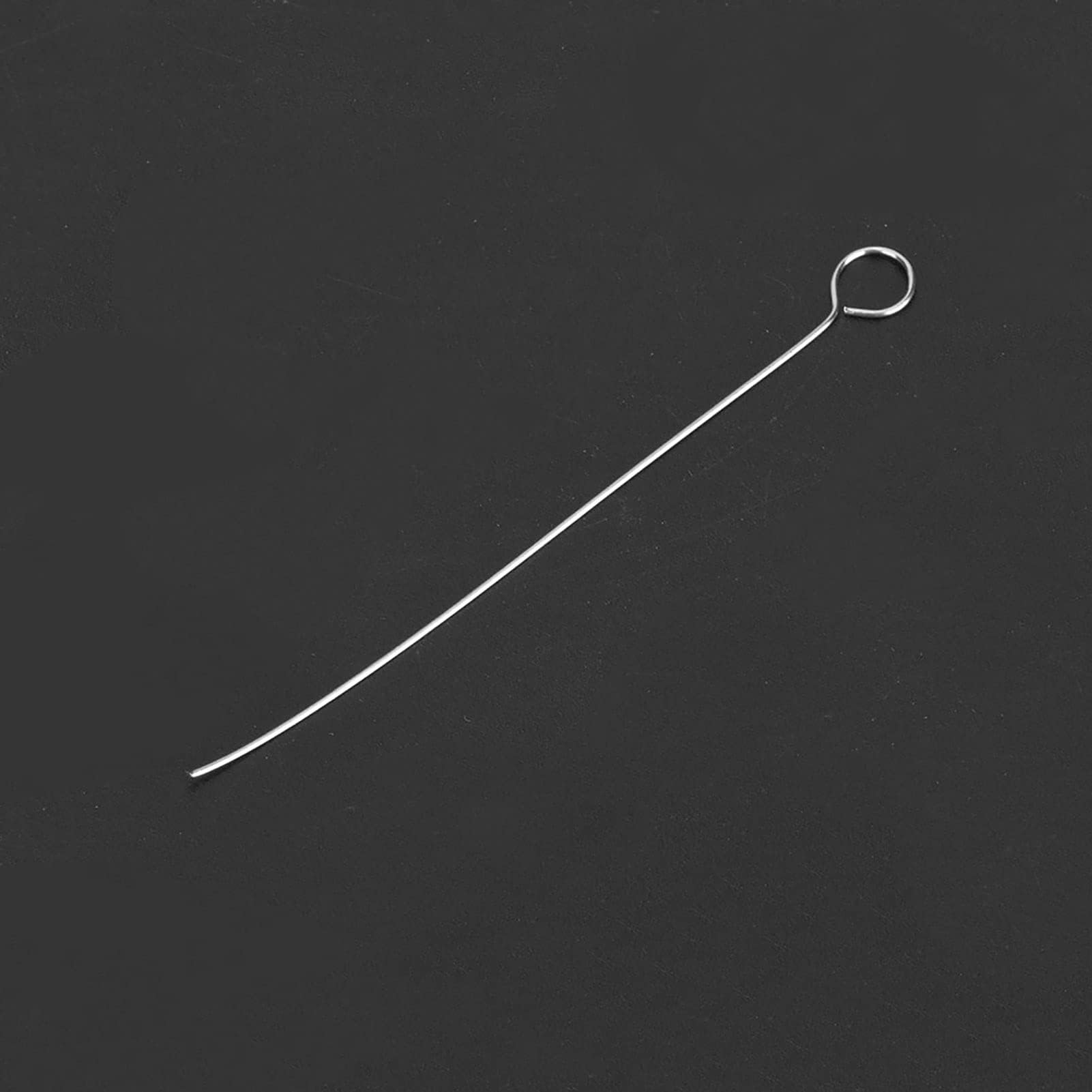 Inokulationsschleifen Nichromspitzen 50 Stück Wiederverwendbare Inokulationsschleifen Halter Für Labor (4mm) Inokulationsöse Präzisionswerkzeuge Für Mikrobiologie