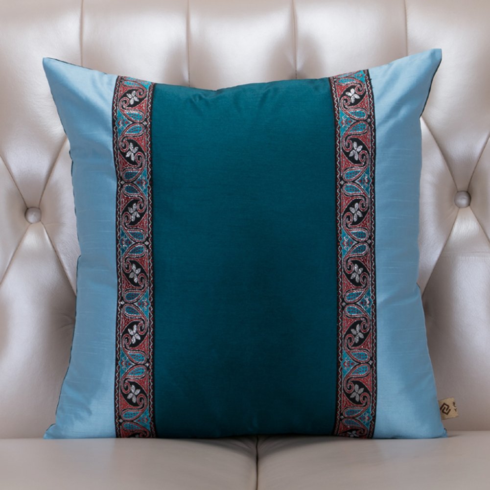 Coussin de style national bohème pour canapé de salon Version B 50x50 cm