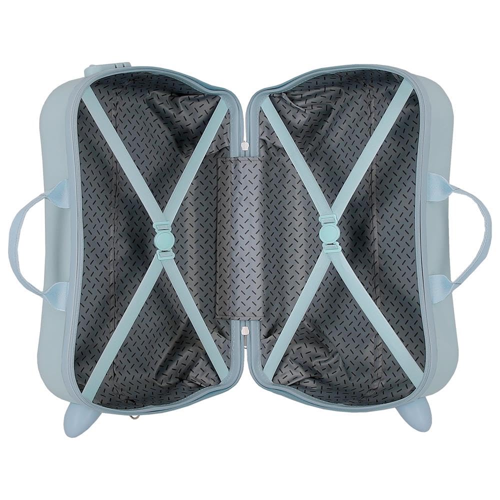 Disney Frozen Die Eiskönigin Awesome Moves Kinder-Koffer Blau 50x38x20 cms Hartschalen ABS Kombinationsschloss 34L 2,1Kgs 4 Räder Handgepäck