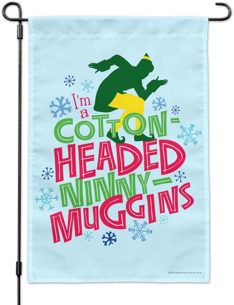 Elf Movie Cotton-Headed Ninny-Muggins Garden Yard Flag
