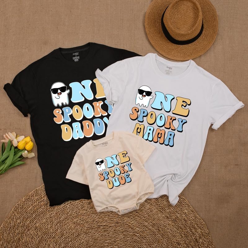 Miniatura 4 de Camisas de Halloween personalizadas a juego para la familia, feliz cumpleaños familiar, espeluznantes camisas de Halloween para niños y niñas, bebés