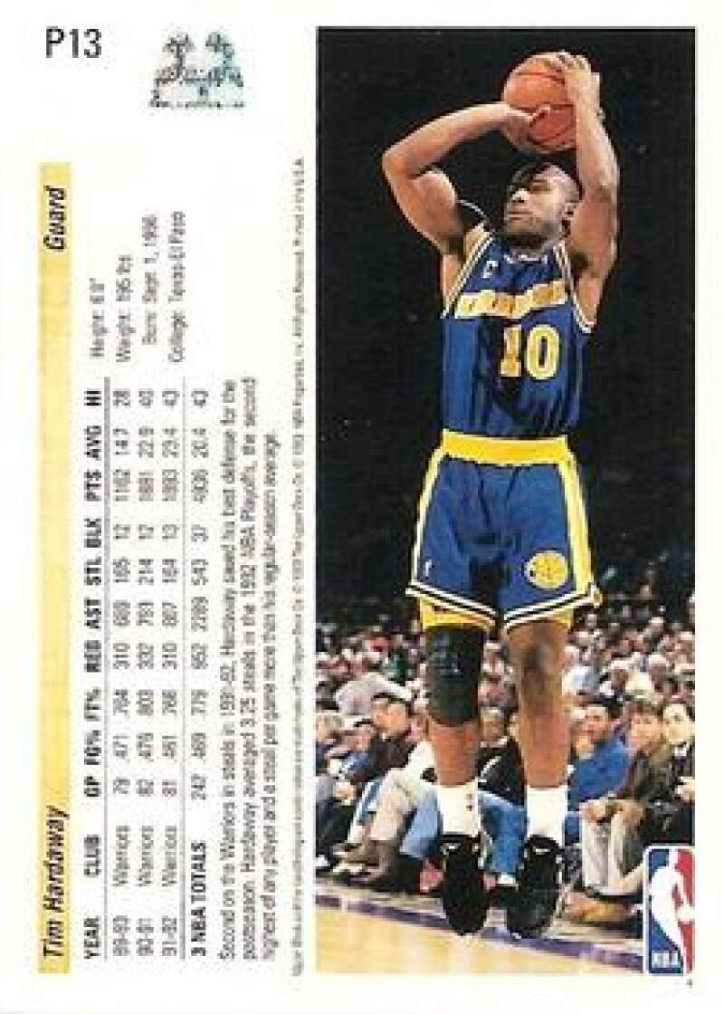 Amazon.com: 1992-93 Upper Deck McDonald's Basketball #P13 Tim