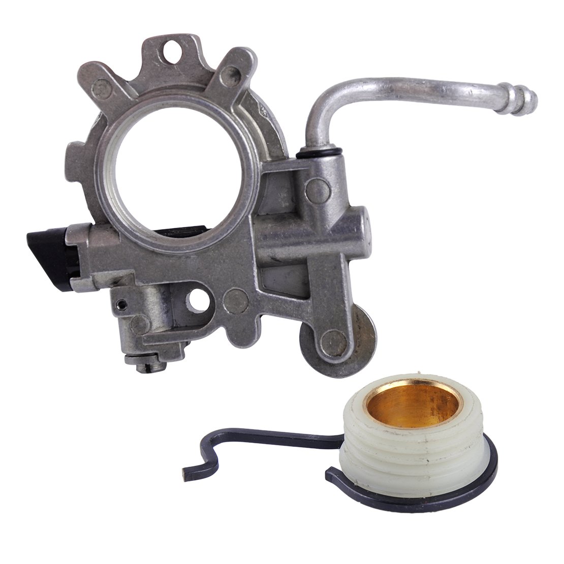 Oiler Oil Pump With Worm Gear Spring Fit For Stihl 044 MS440 Chainsaw 1128 640 3205