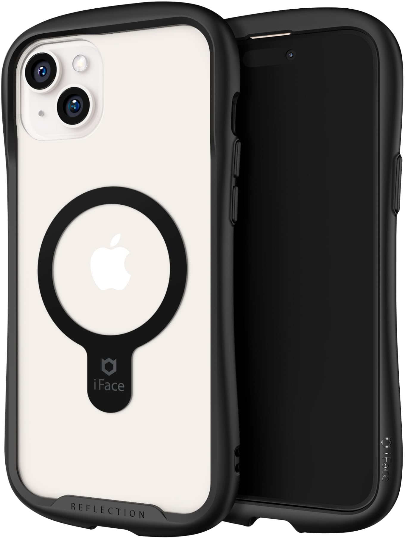 Amazon.co.jp: iFace クリア iPhone 15 Plus対応 ケース - [Reflection