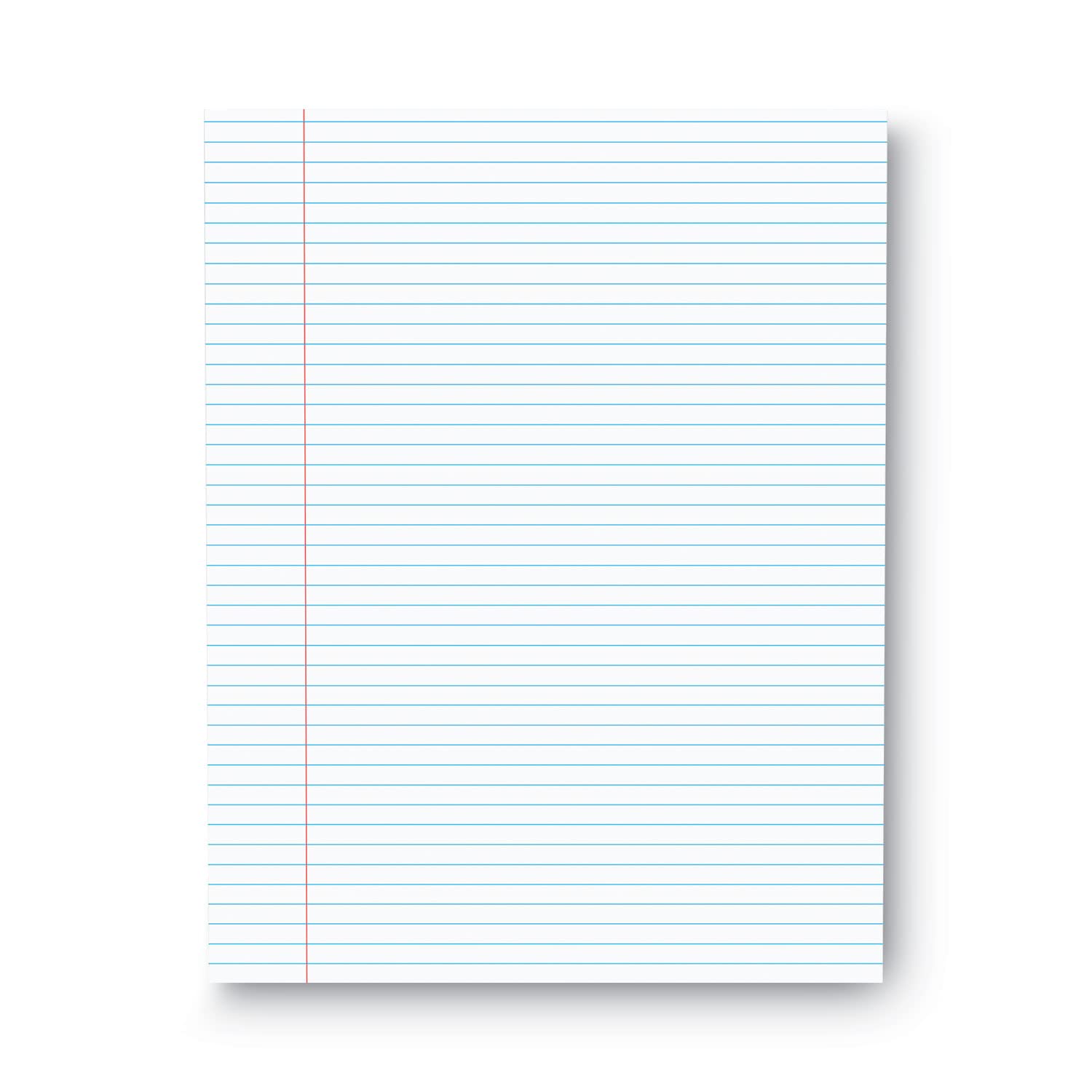 Glue Top Writing Pads, Narrow Rule, Letter, White, 50-Sheet Pads/Pack, Dozen by Universal