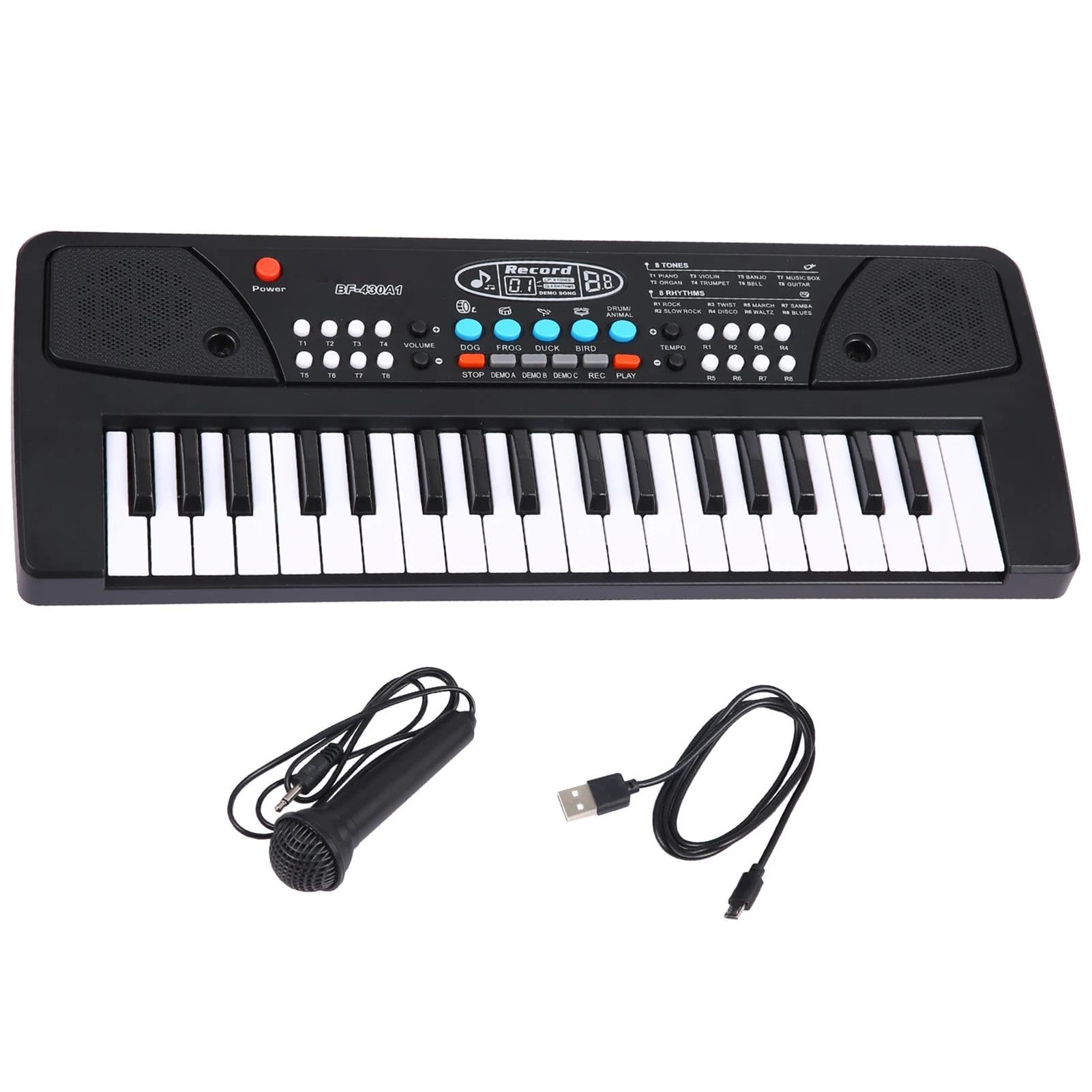 Elektroniczny Instrument Fortepianowy Początkujący 37 Klawiszowy Cyfrowy Elektroniczny Keyboard Wielofunkcyjny Instrument Muzyczny