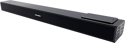 THOMSON sb160ibt – Système de Son 2.1 avec possibilité de Montage muraux, Couleur Noir