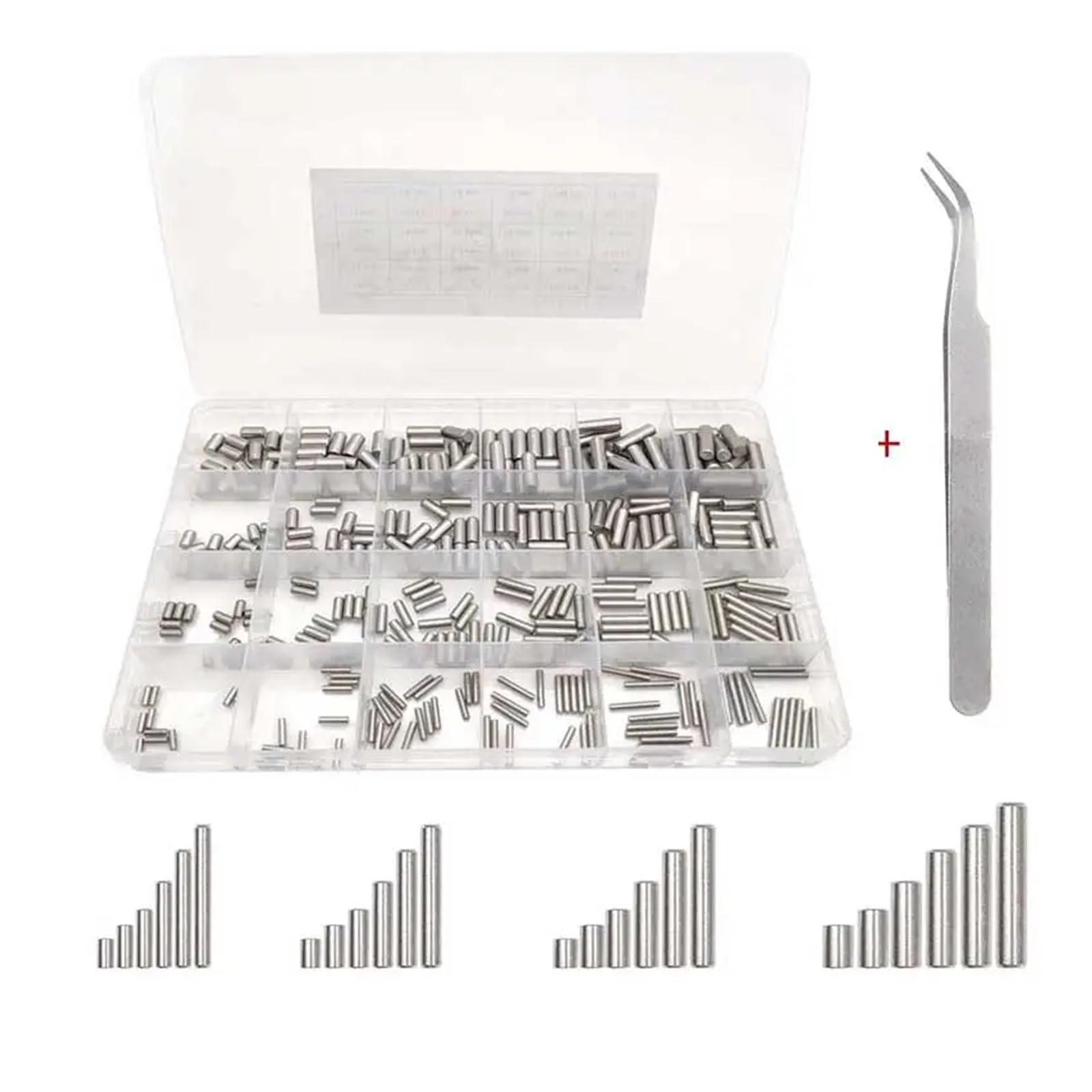 zylinderstifte Zylinderstift 304 Edelstahl Sortiment Kit M2 M3 M4 M5