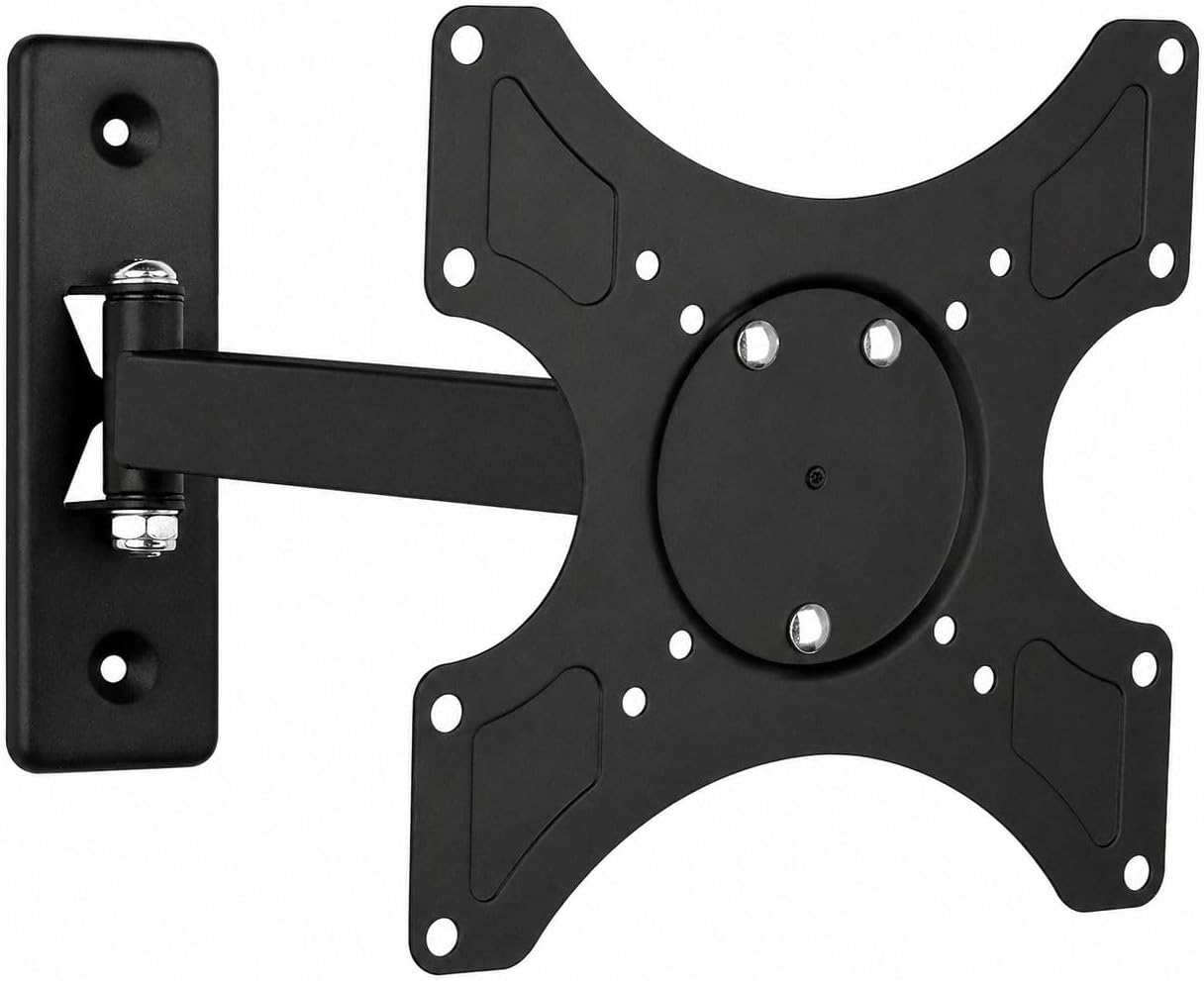 Techly 1-Arm Tilt/Swivel TV Wall Mount- 19-37in