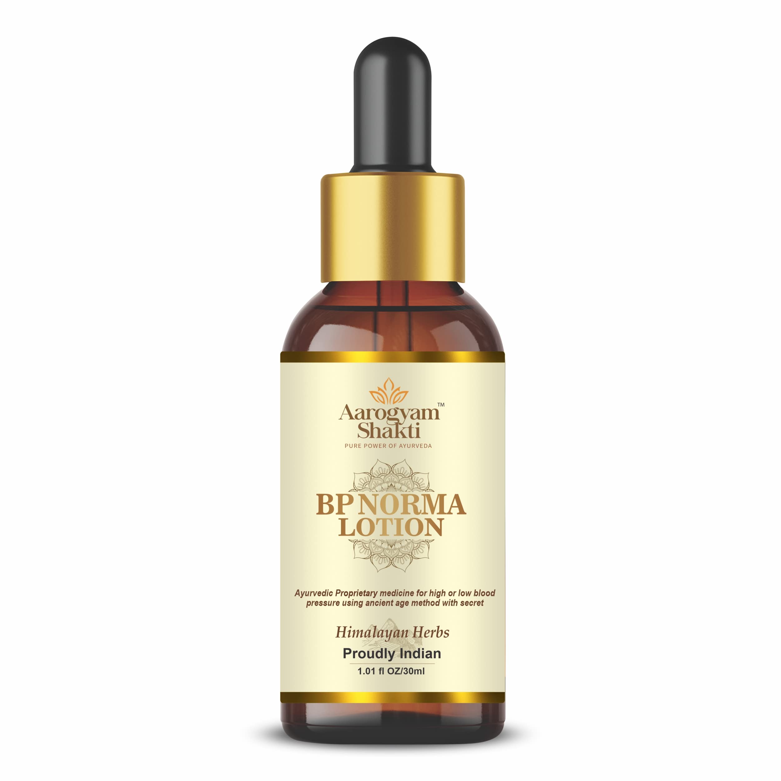 Vedobi Blood Pressure Medicine Ayurvedic BP Norma Lotion (30ml Pack) Health & wellness Product 100% Ayurvedic Product