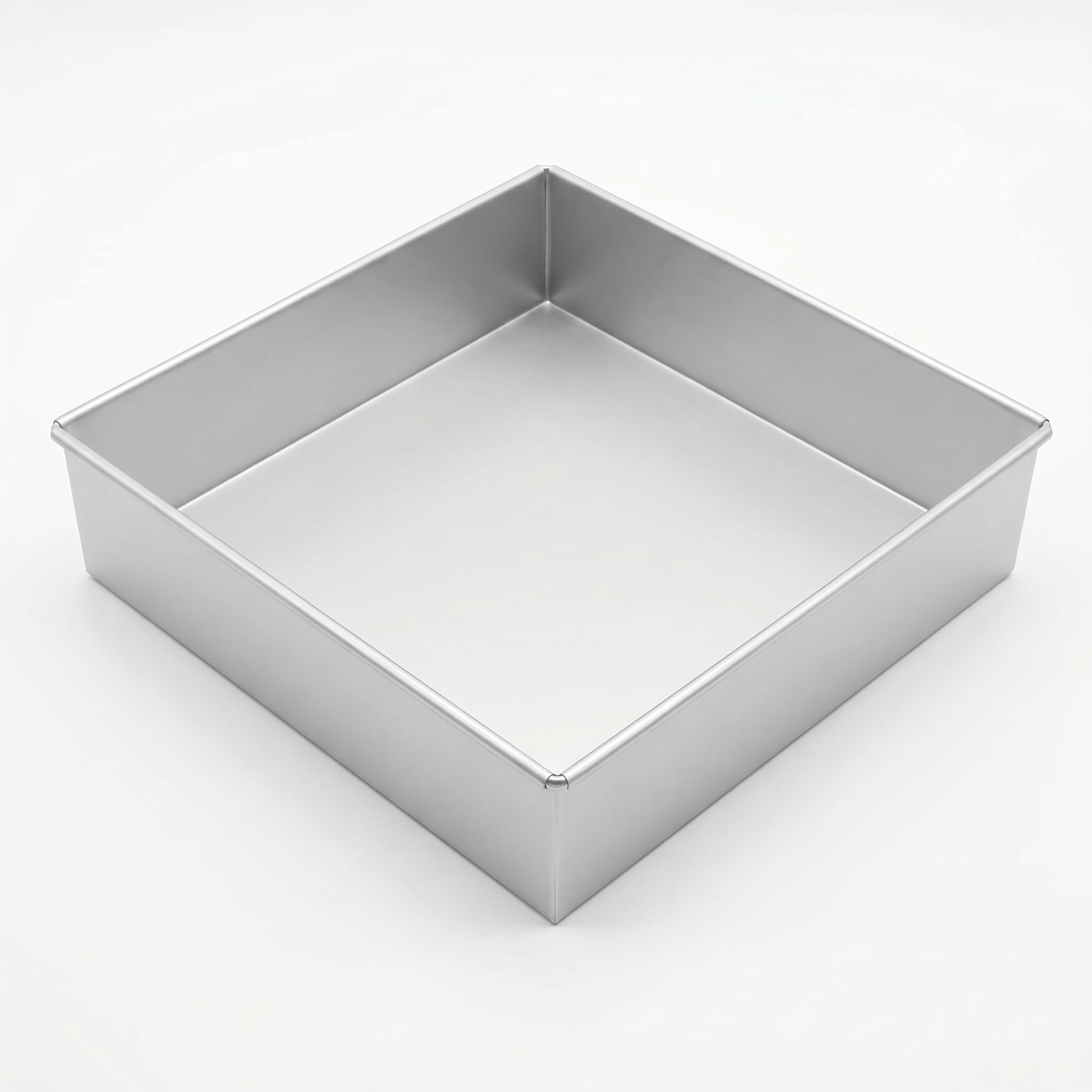 EUROTINS Single Square Birthday Wedding Anniversary Cake Tin Mould Pan 6"