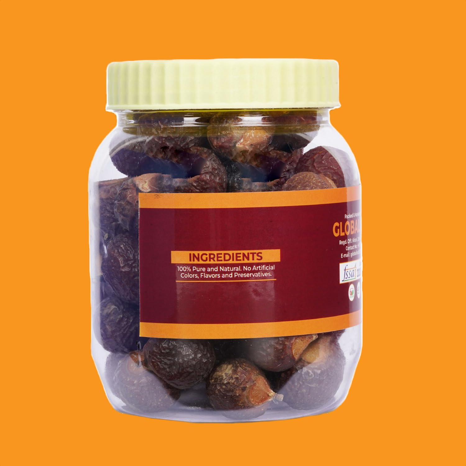 JMN Dried Reetha nuts/Aritha/Reetha/Ritha/Soapnuts, Poonthikottai (Sapindus Mukorossi) For Silky & Smooth Hairs - JM26 (200 gm, Natural) 2