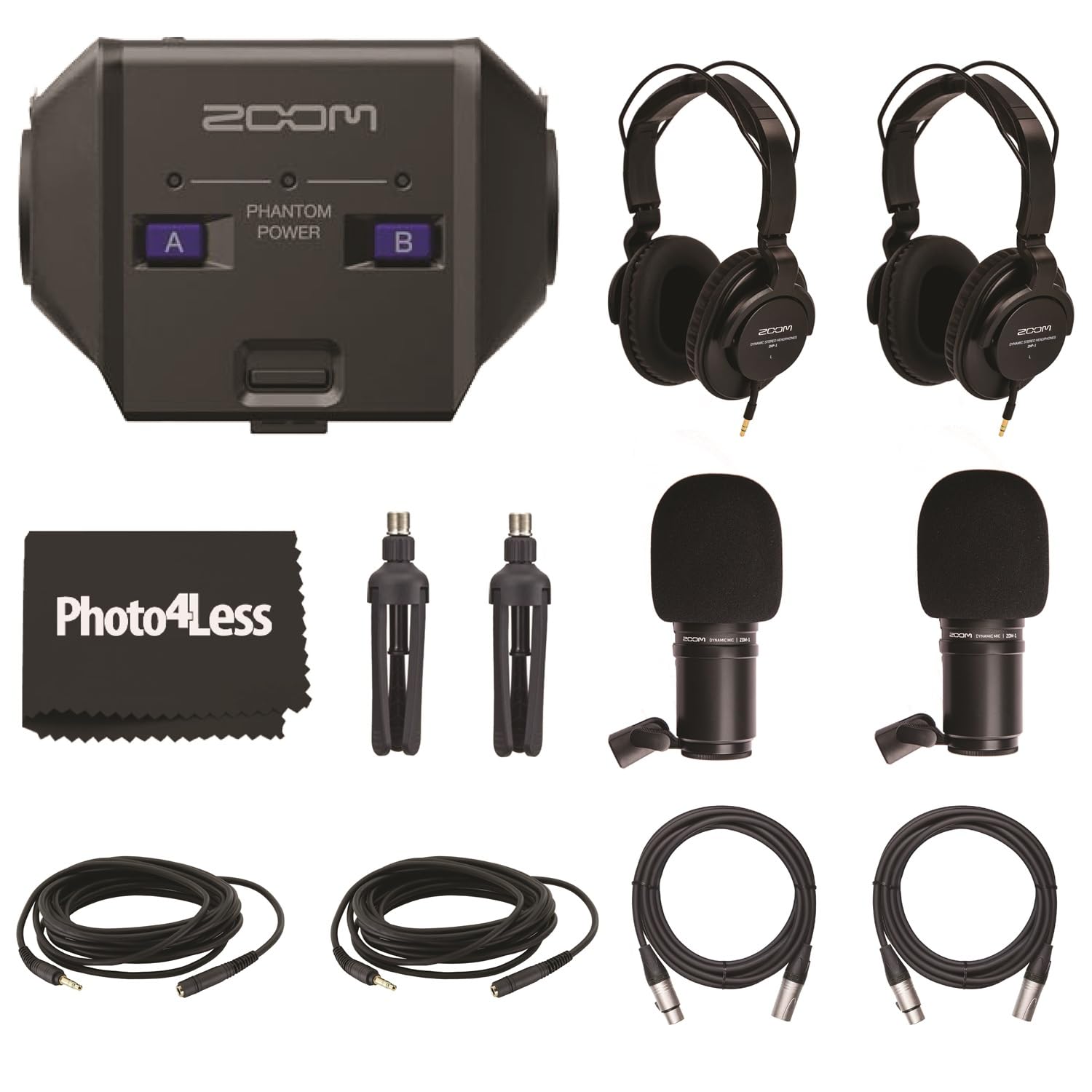 Zoom EXH-6e External Input, Dual XLR/TRS Input Capsule, 2 XLR/TRS Inputs, Phantom Power Capable, 3.5mm Input, 32-Bit Float, for Zoom Capsule System 3.0