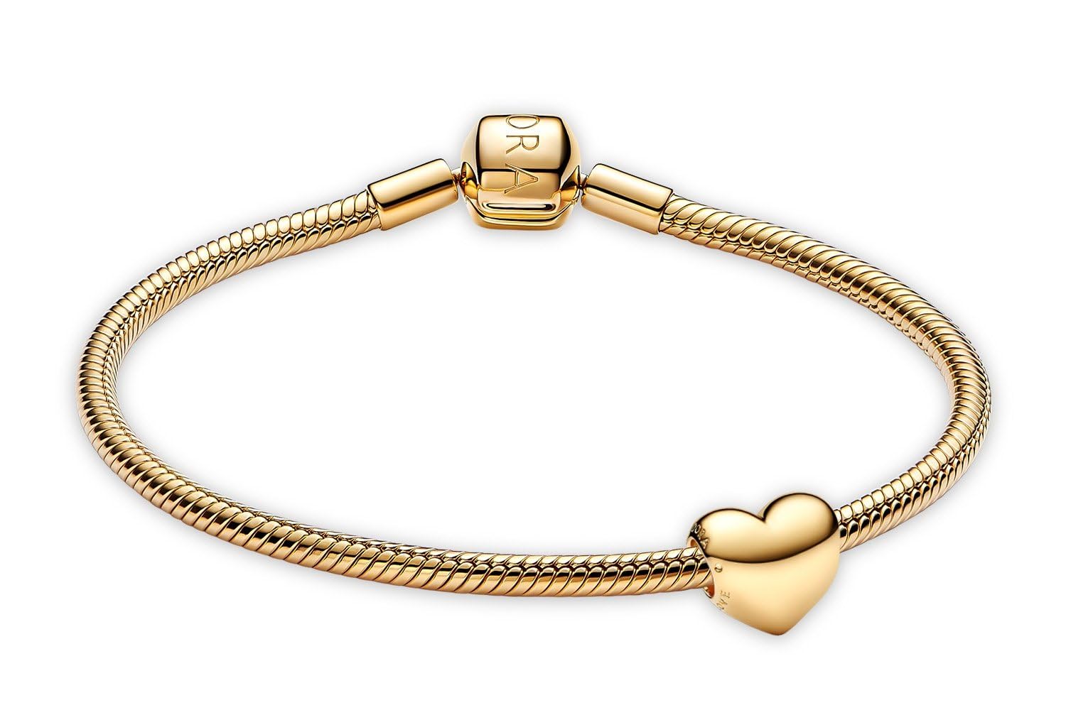 PANDORA Geschenkset Damenarmband Be Love Herz Goldfarben 68578