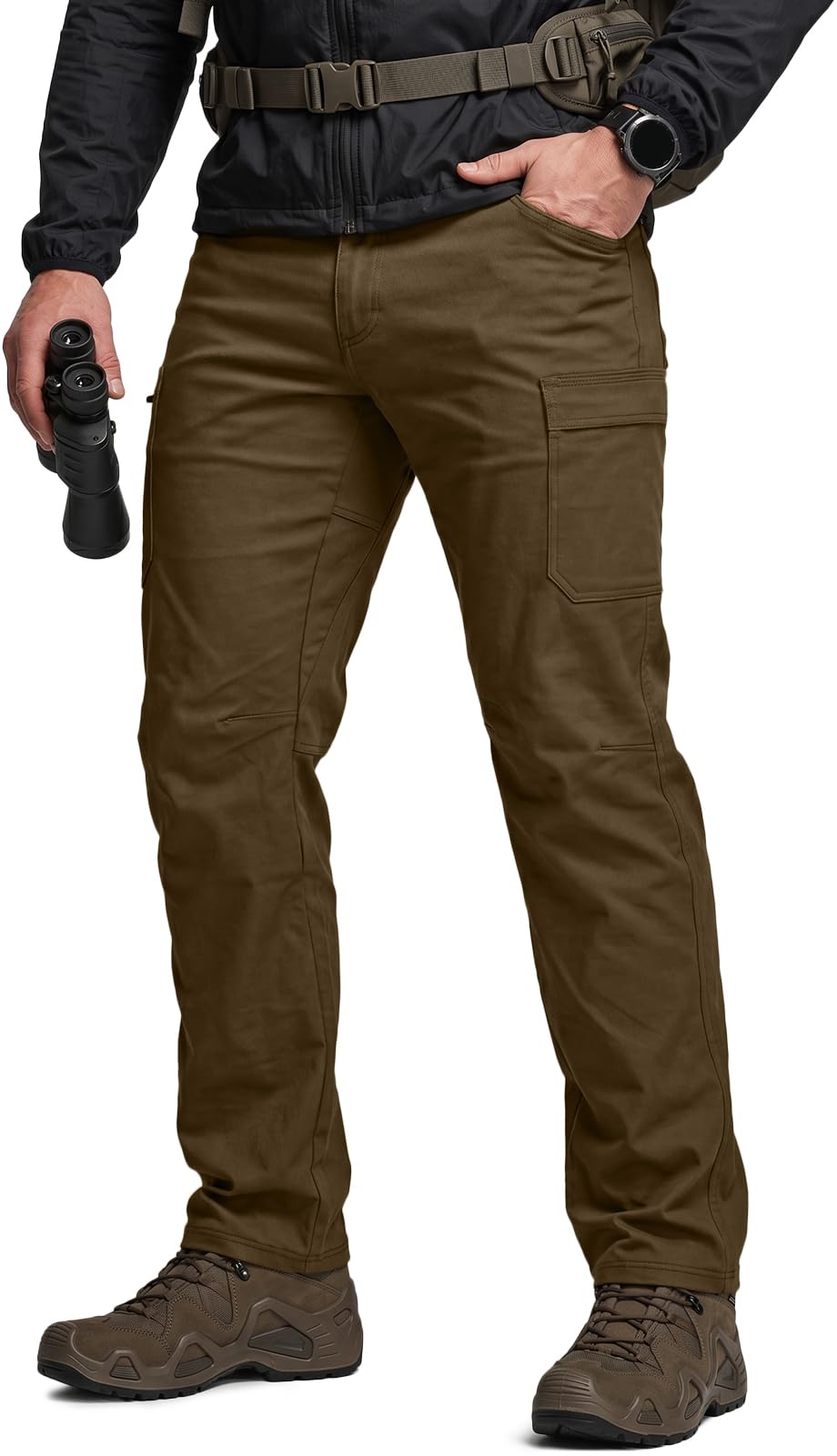 CQR Men's Active Flex Tactical Pants