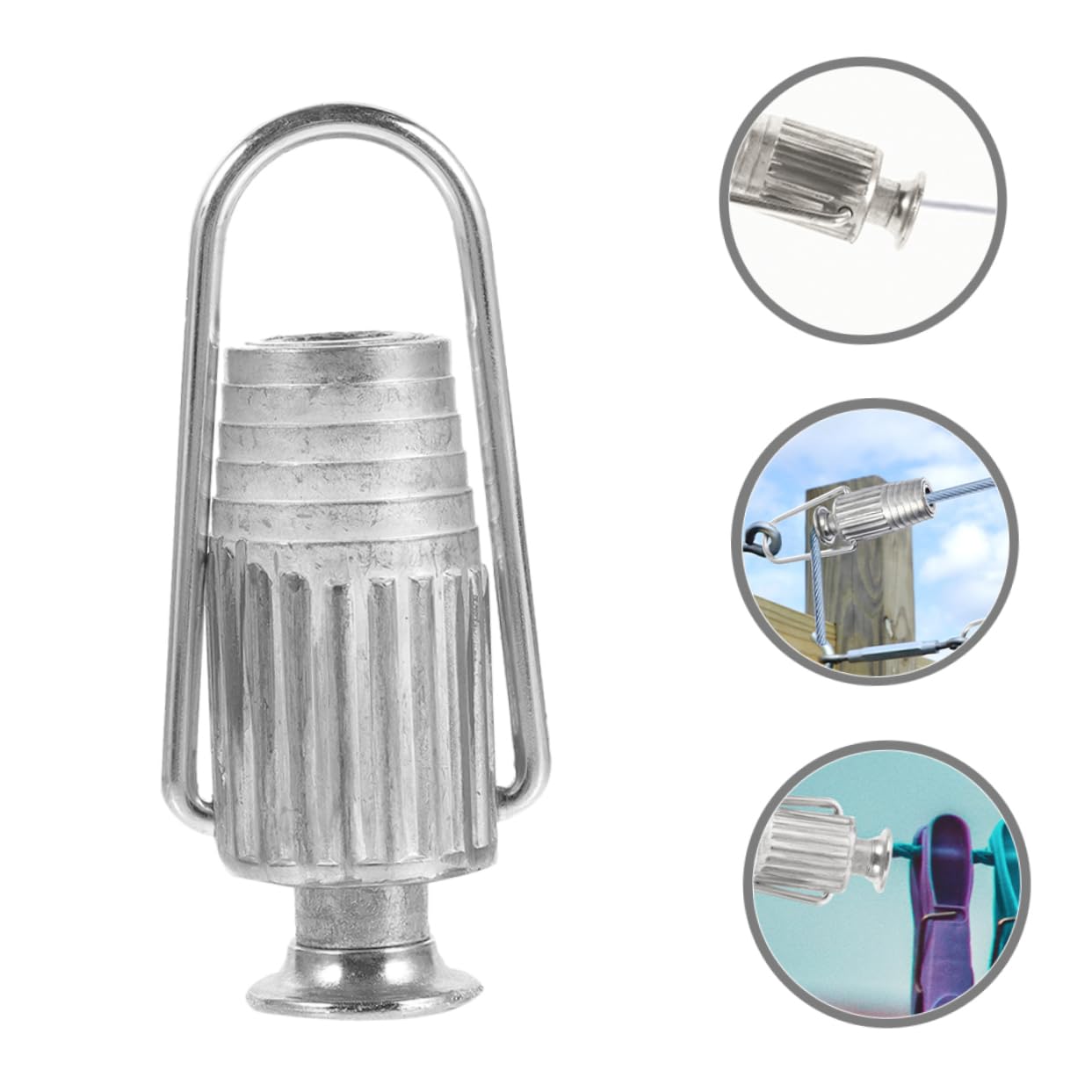 SOLUSTRE 5stücke Metal Clothesline Tightener Aluminium Tensioner Für Wäscheleinen Robust Und Leicht Für Drinnen Und Draußen Rostfrei Und Langlebig