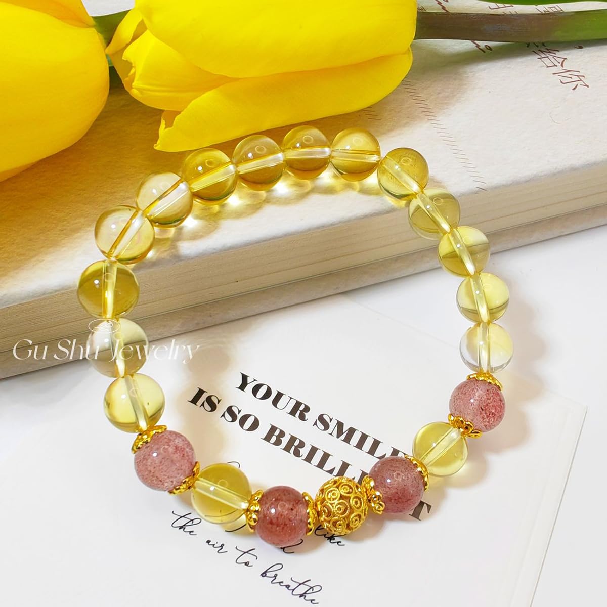 楽天市場】ミックスルチル 金運・商売繫盛運 1連 約38cm 天然石卸専門