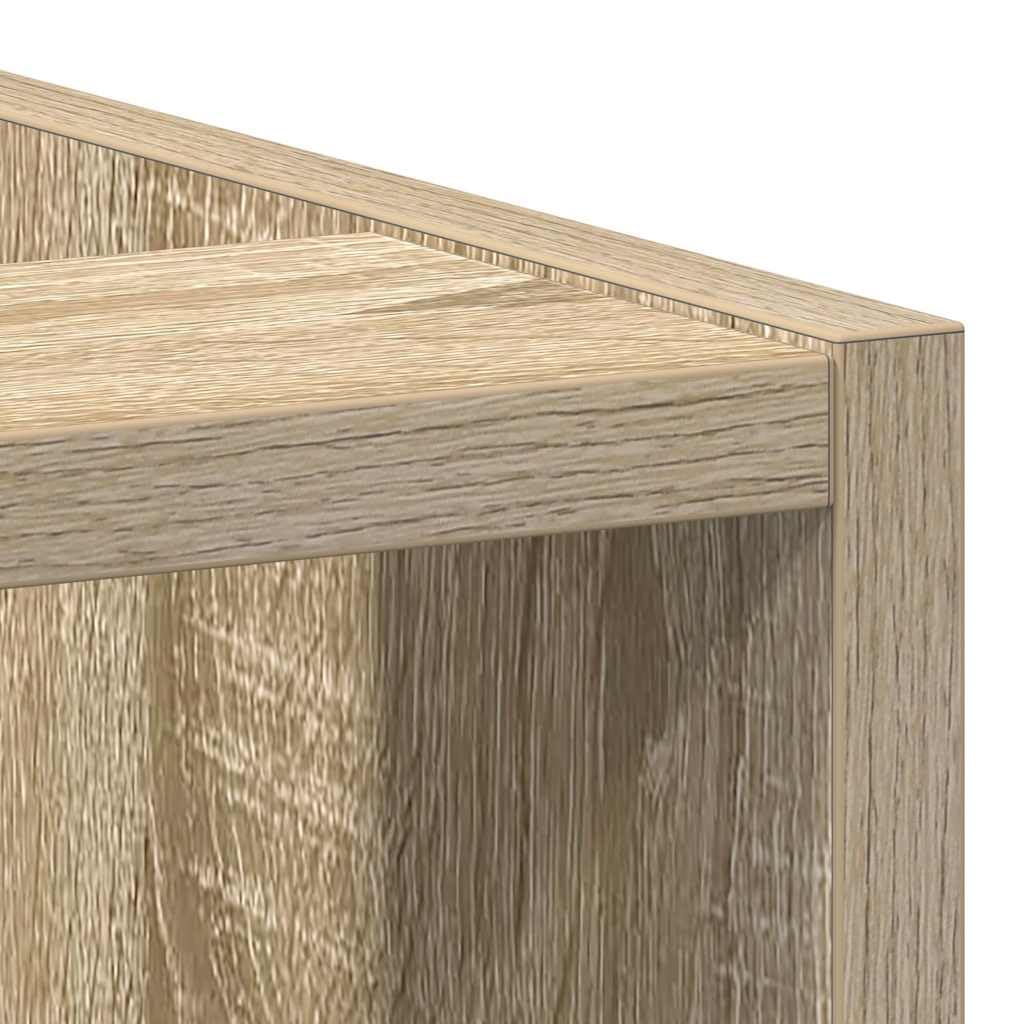 vidaXL Unterschrank Riga Sonoma-Eiche 40x44,5x81,5 cm Holzwerkstoff,Küchenschrank, Gastronomieschrank, Gastro Möbel, Küchenmöbel, Aufbewahrungsschrank