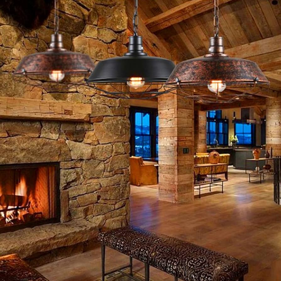 Amazon.co.jp : ロフトスタイルヴィンテージペンダントランプ